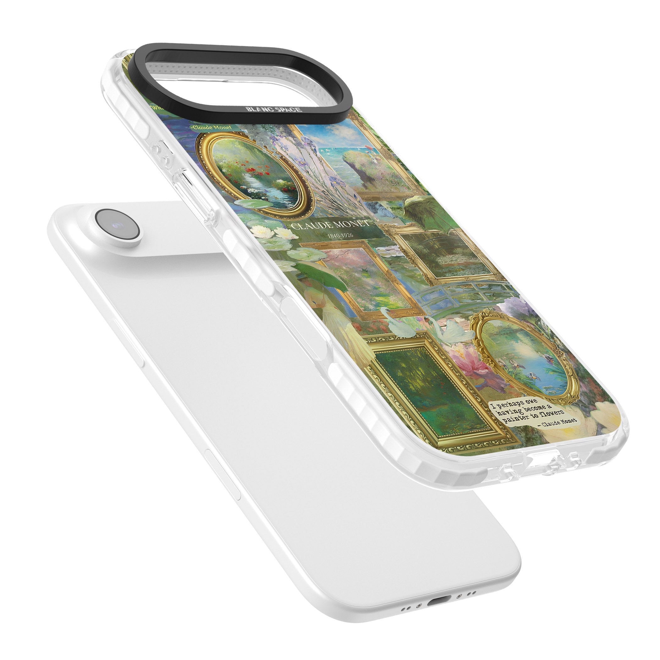 Vintage Floral Frames iPhone 17 Air Impact Clear Phone Case Colours
