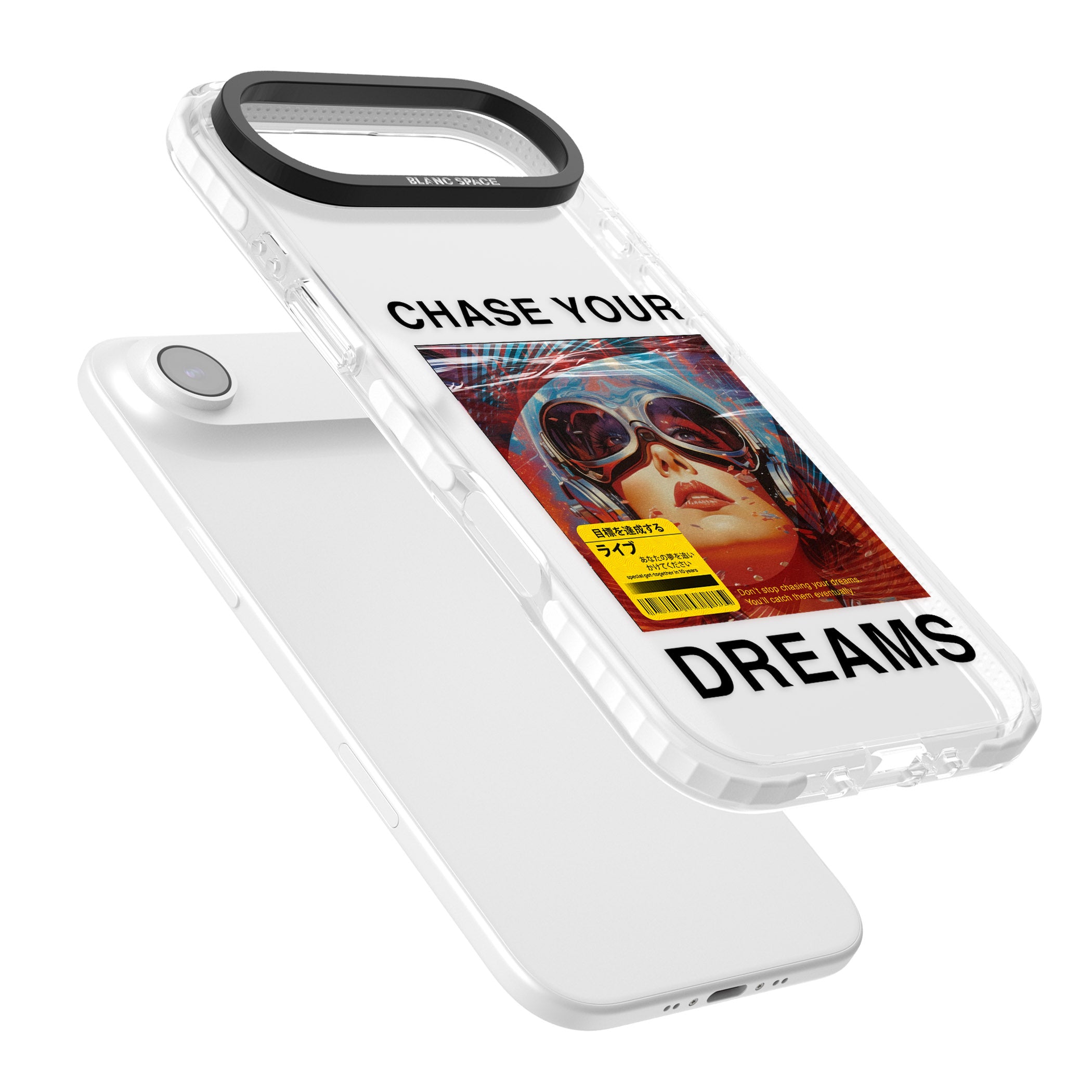 Chase Your Dreams iPhone 17 Air Impact Clear Phone Case Colours