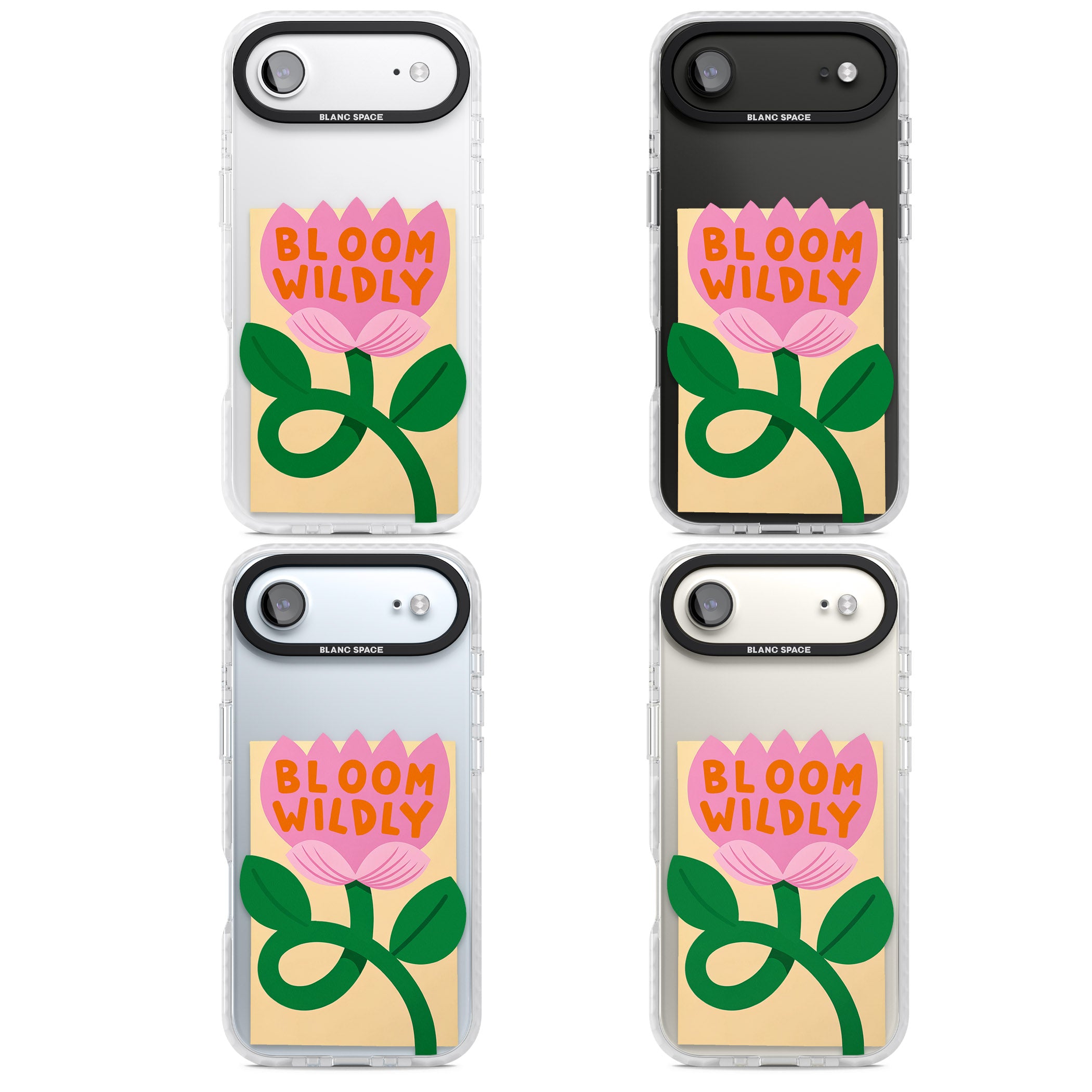 Bloom Wildly iPhone 17 Air Impact Clear Phone Case APT Impact Protection