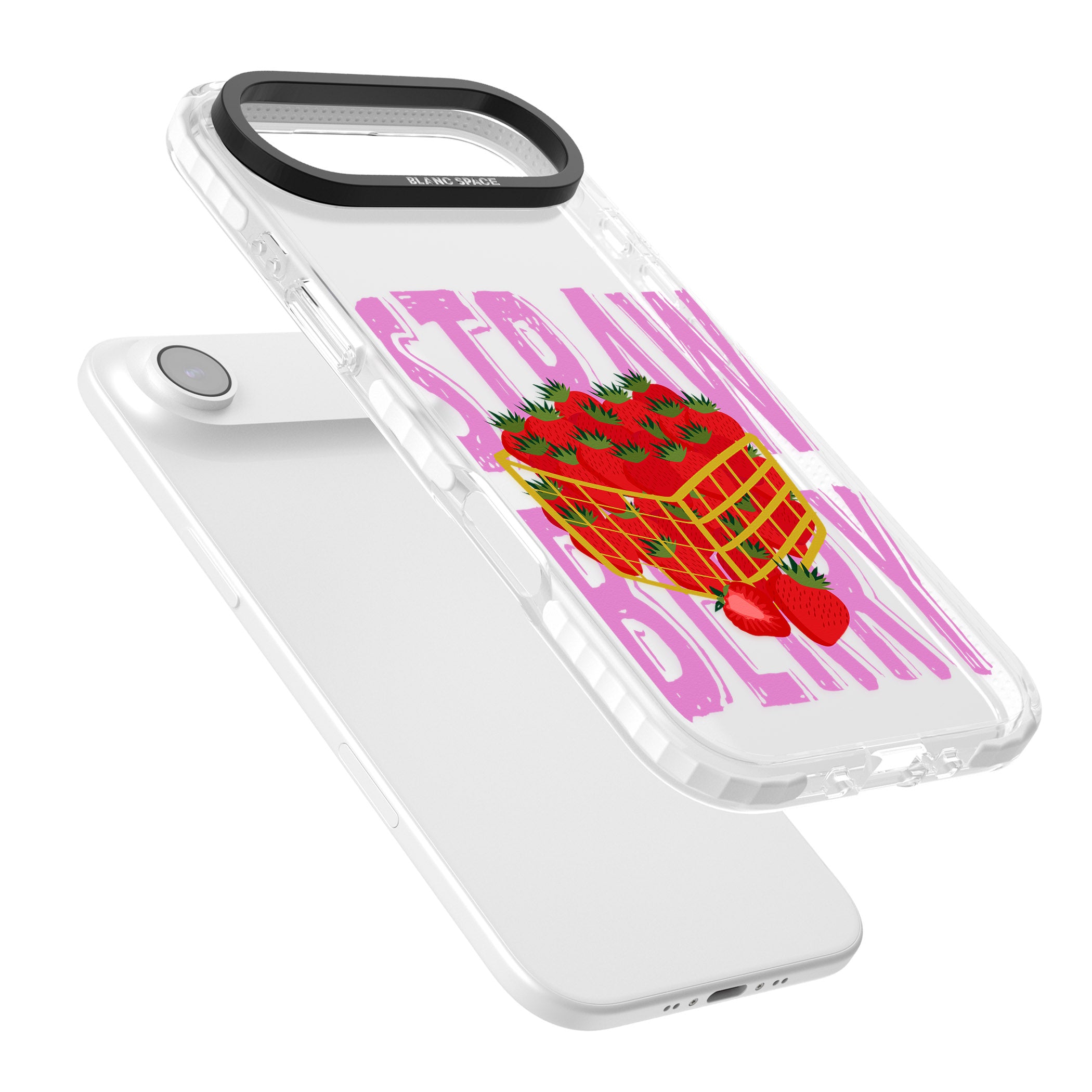 Strawberry Basket iPhone 17 Air Impact Clear Phone Case Colours