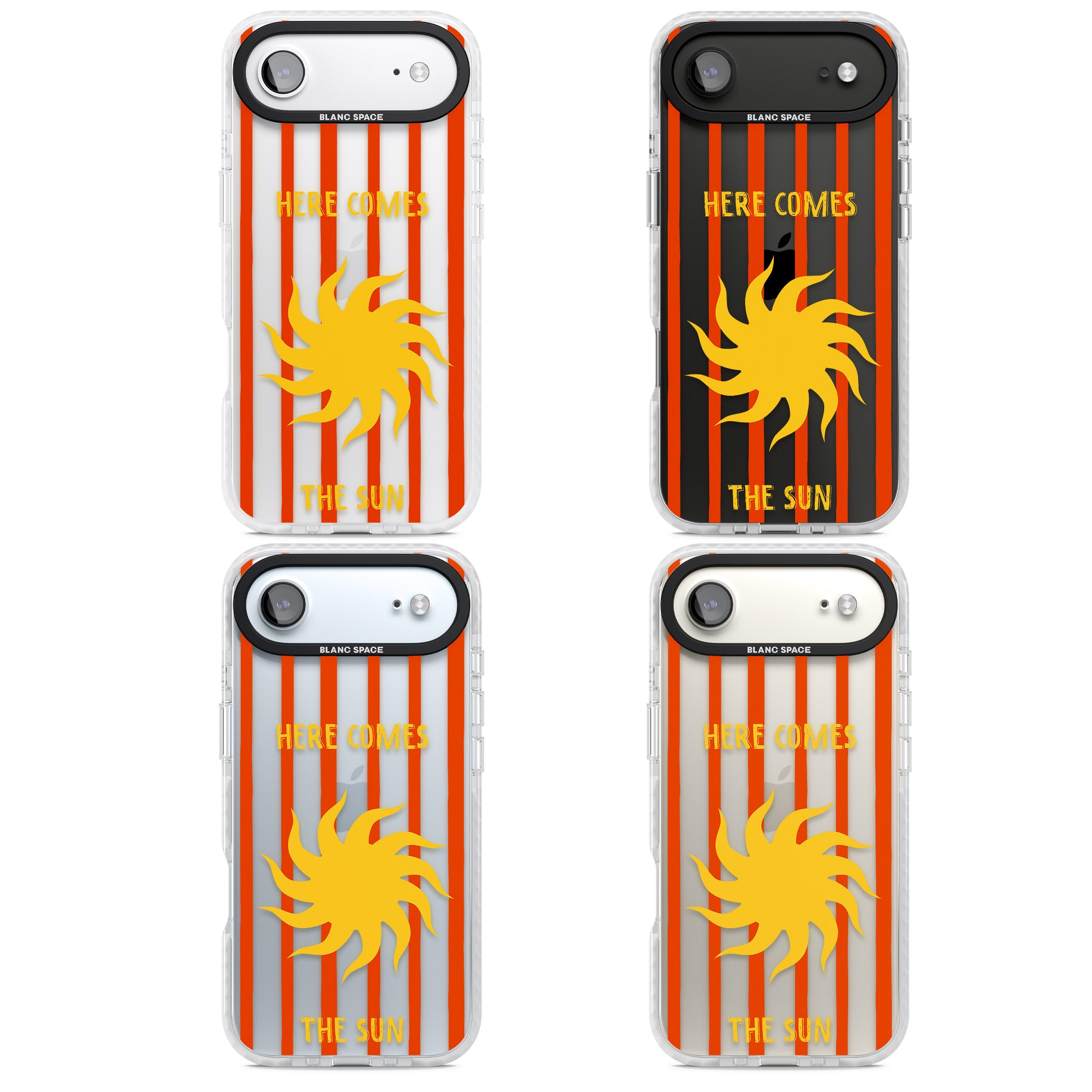 Here Comes The Sun iPhone 17 Air Impact Clear Phone Case APT Impact Protection