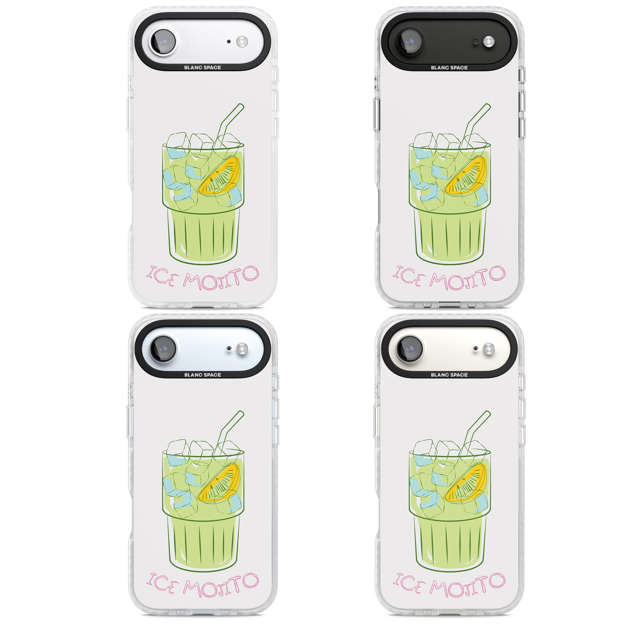 Ice Mojito iPhone 17 Air Impact Clear Phone Case APT Impact Protection