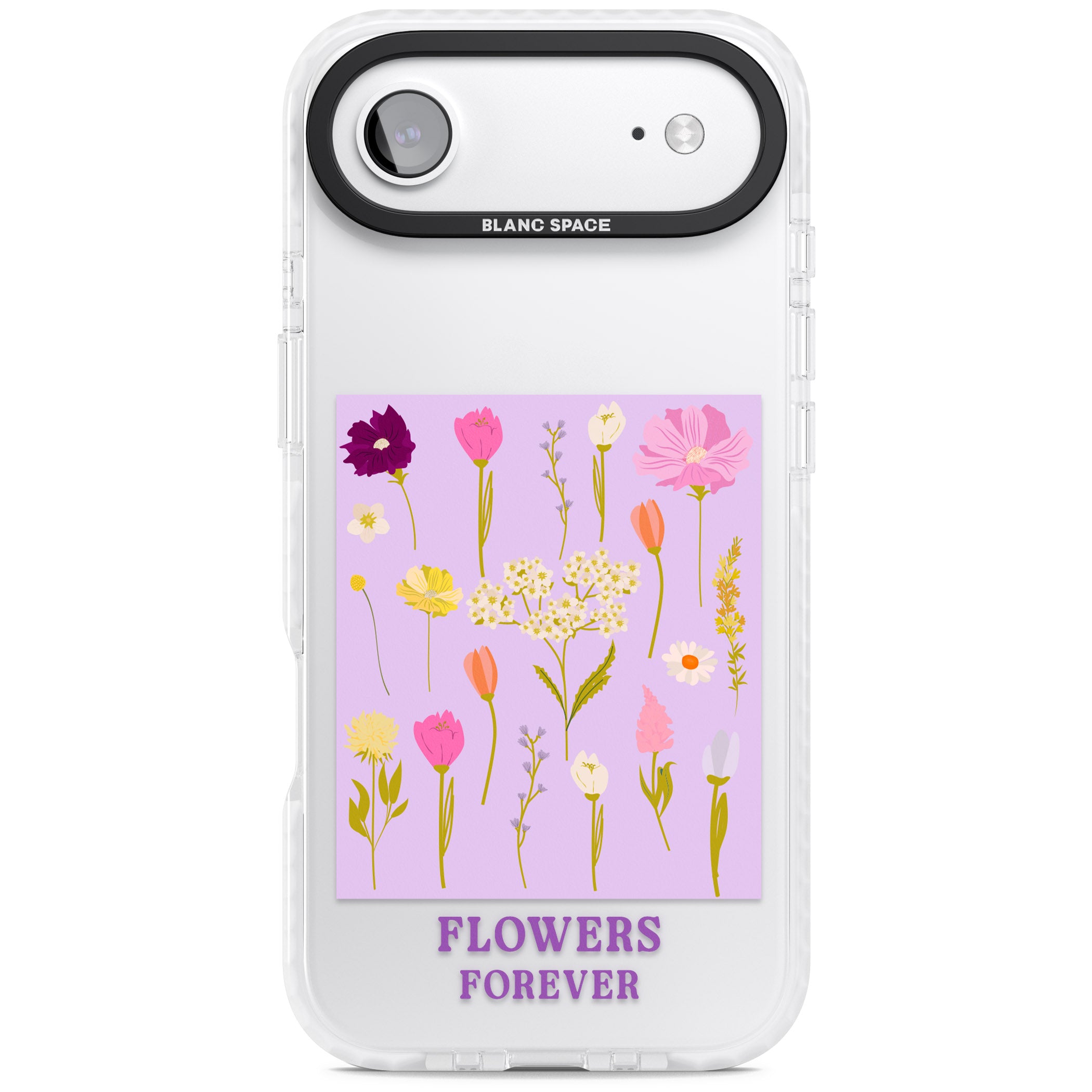 Flowers Forever iPhone 17 Air Impact Clear Phone Case