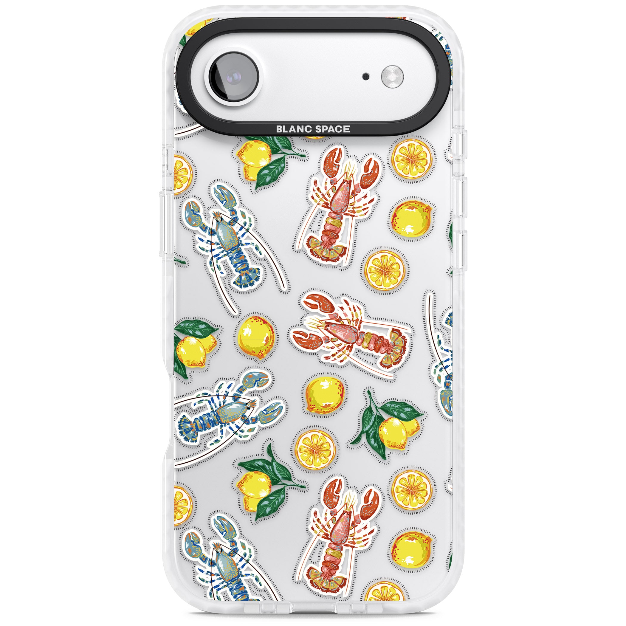 Lemons & Lobsters iPhone 17 Air Impact Clear Phone Case