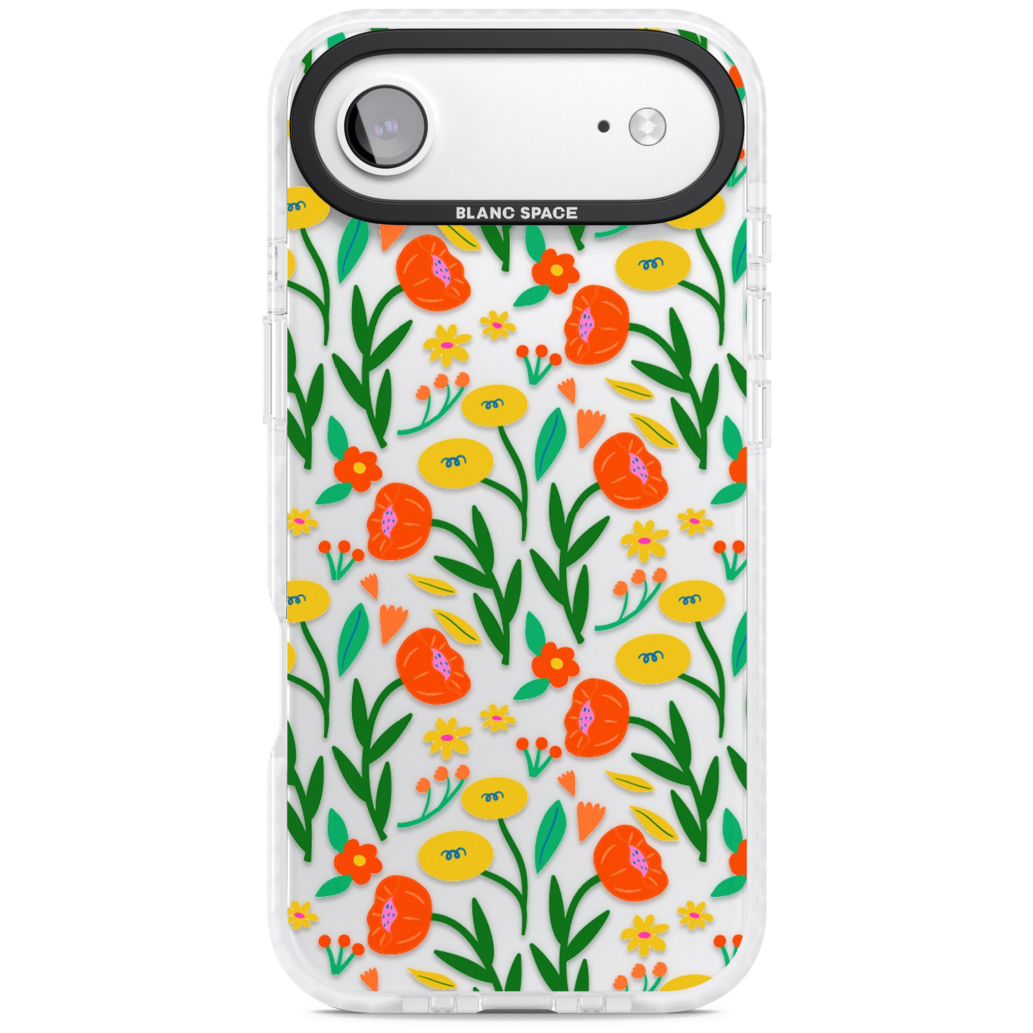 Summer Flower Fiesta iPhone 17 Air Impact Clear Phone Case