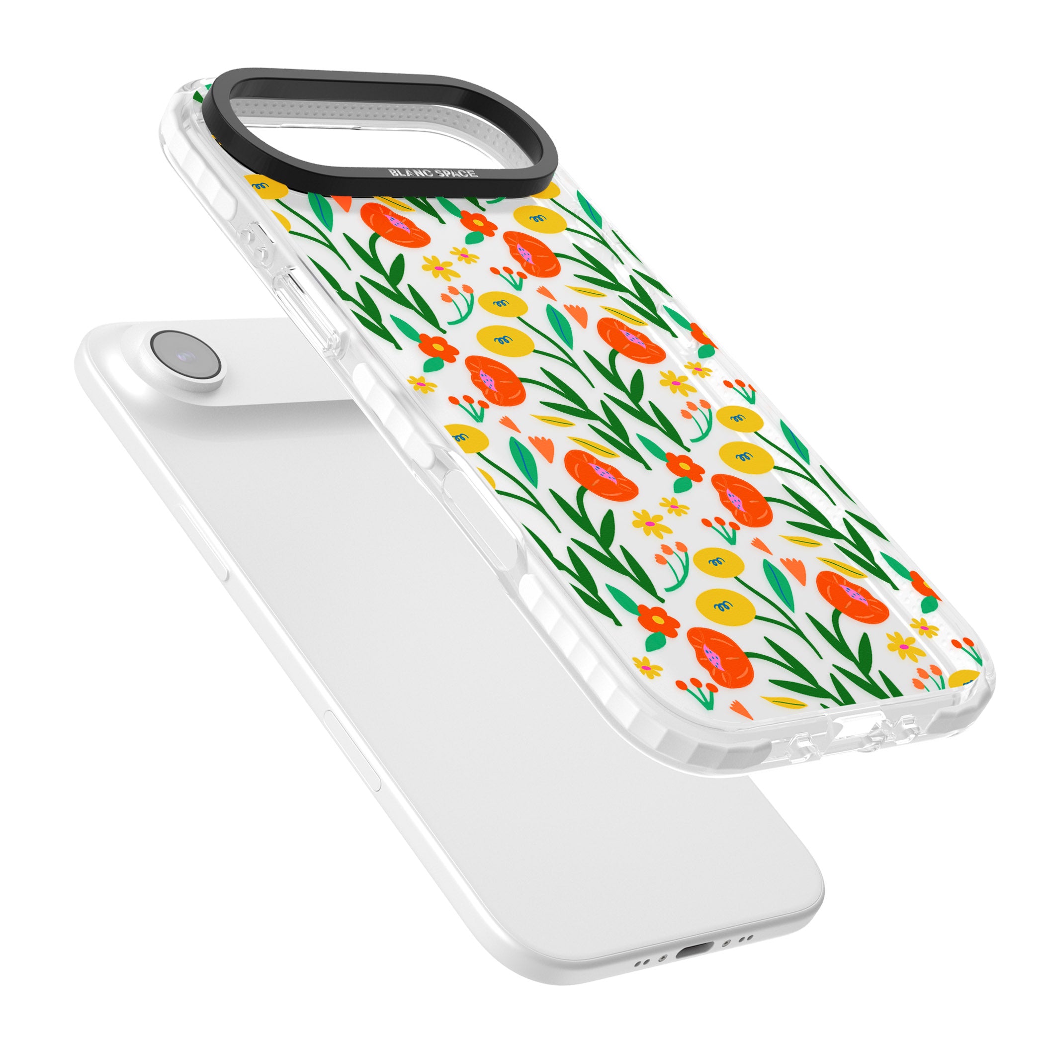Summer Flower Fiesta iPhone 17 Air Impact Clear Phone Case Colours