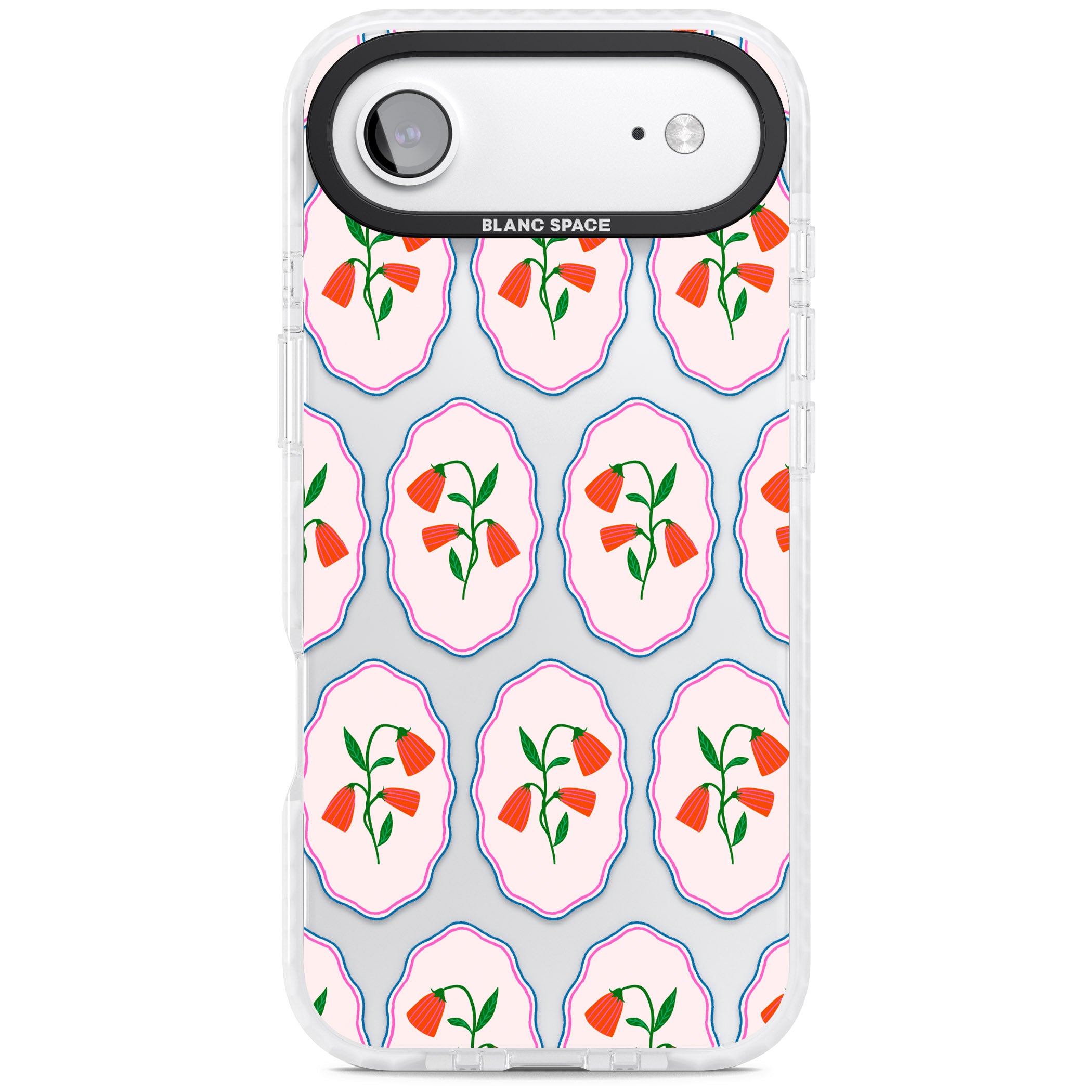 Rose Stamps iPhone 17 Air Impact Clear Phone Case