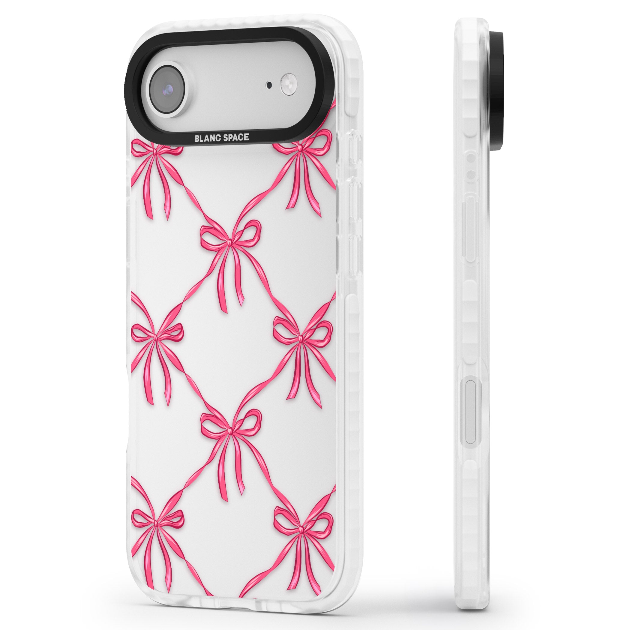 Bow Knots iPhone 17 Air Impact Clear Phone Case Side Profile
