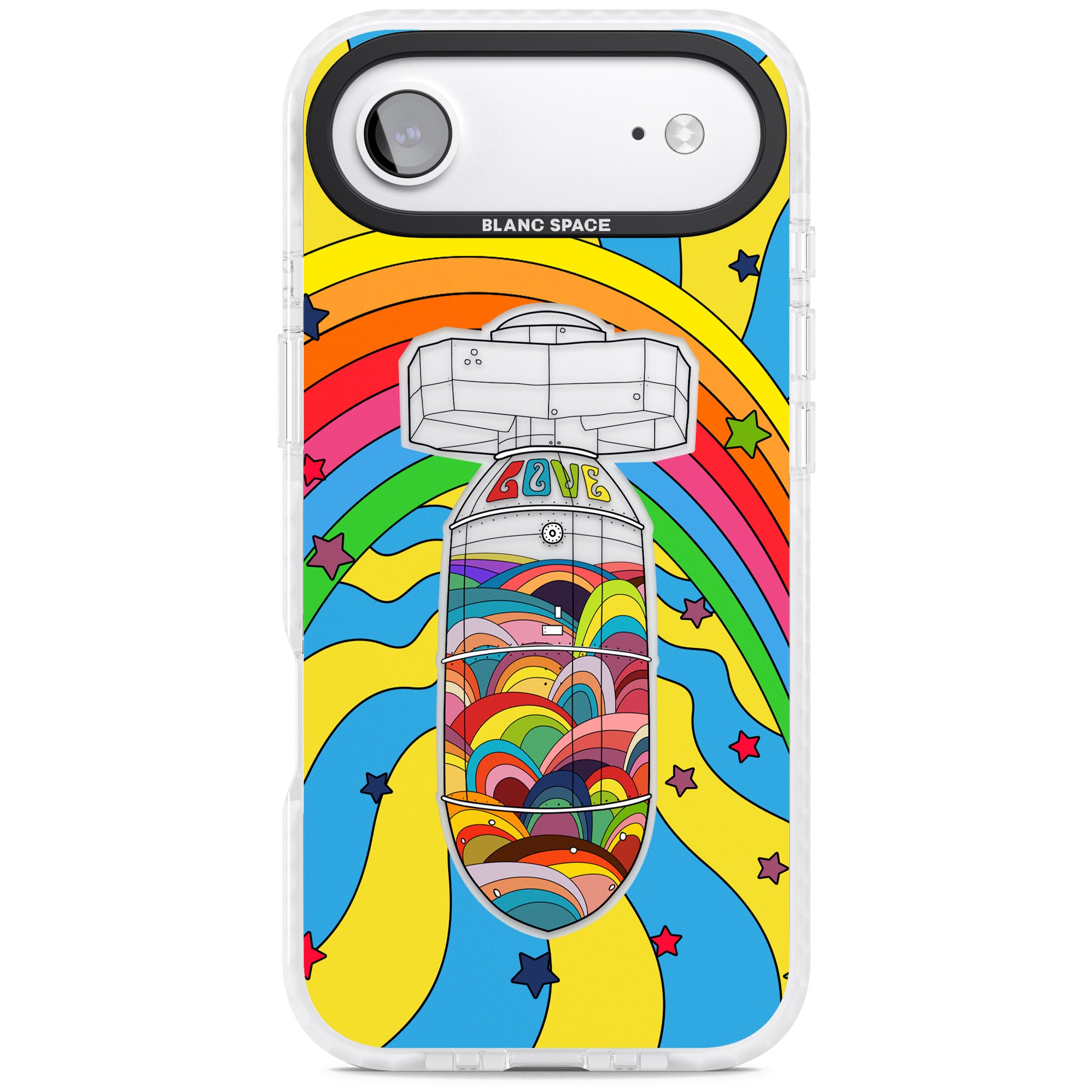 Love Bomb iPhone 17 Air Impact Clear Phone Case
