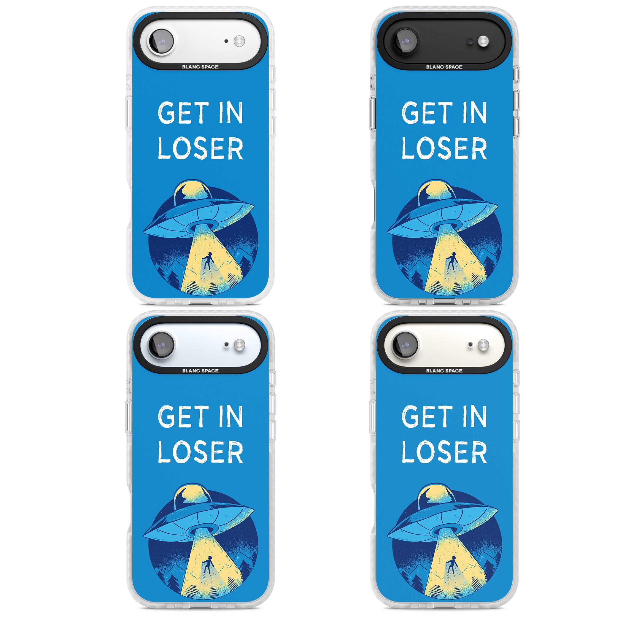 Get In Loser Ufo iPhone 17 Air Impact Clear Phone Case APT Impact Protection