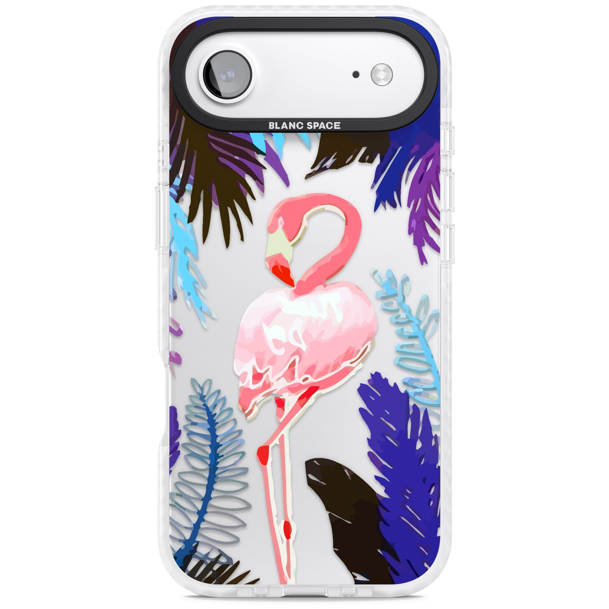 Tropical Flamingo iPhone 17 Air Impact Clear Phone Case