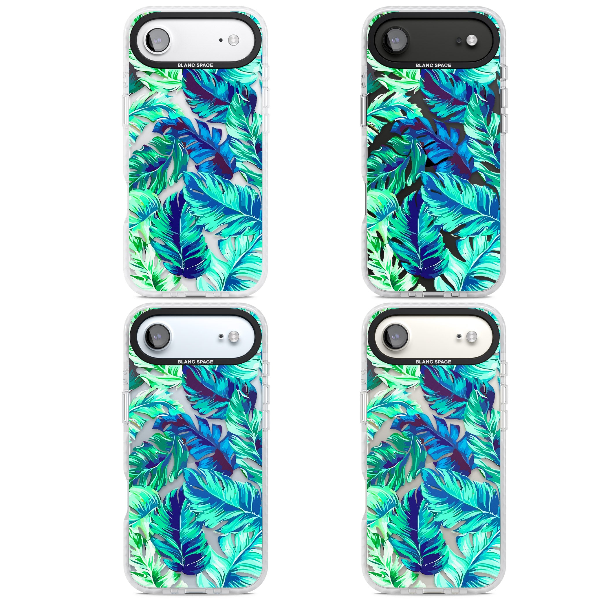 Tropical Palms iPhone 17 Air Impact Clear Phone Case APT Impact Protection
