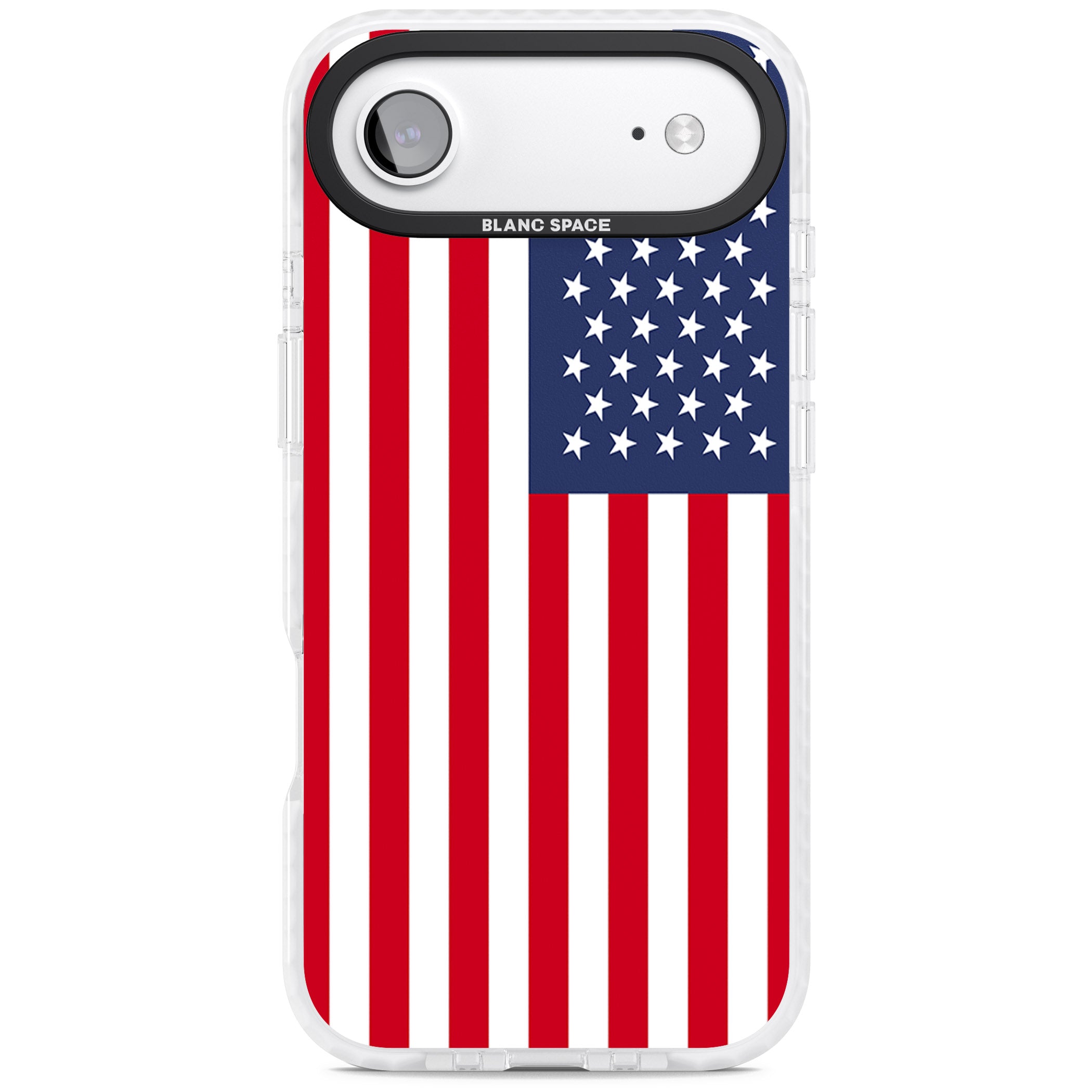 American Flag iPhone 17 Air Impact Clear Phone Case