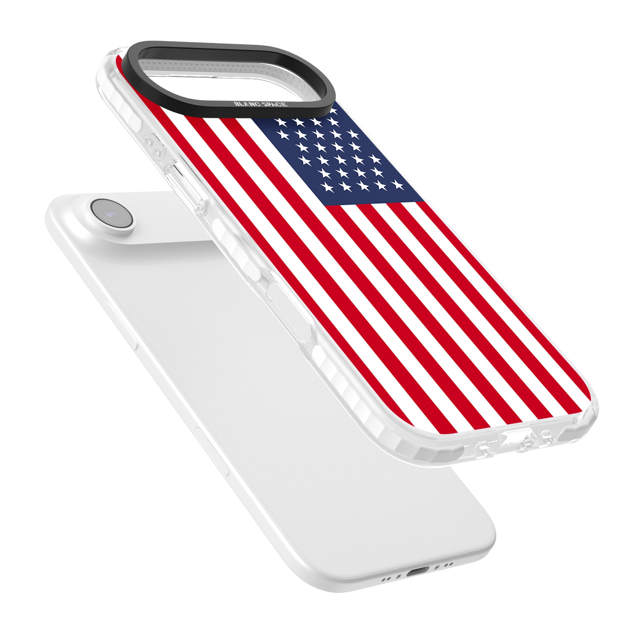 American Flag iPhone 17 Air Impact Clear Phone Case Colours