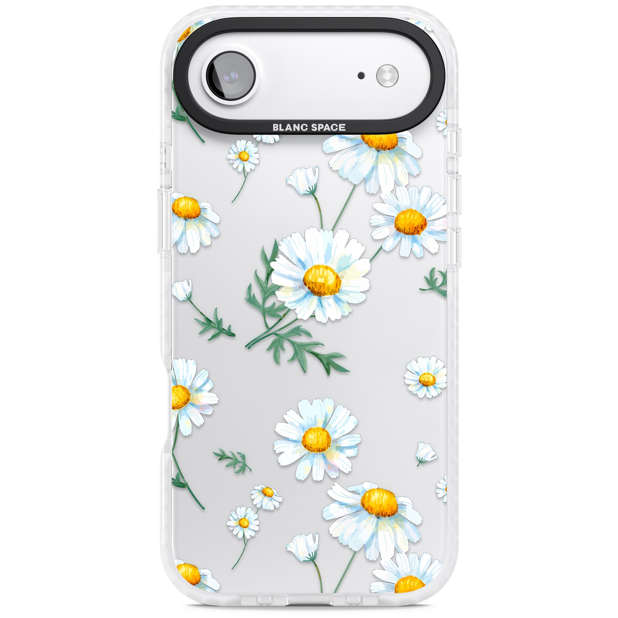 Vintage Painted Daisies iPhone 17 Air Impact Clear Phone Case