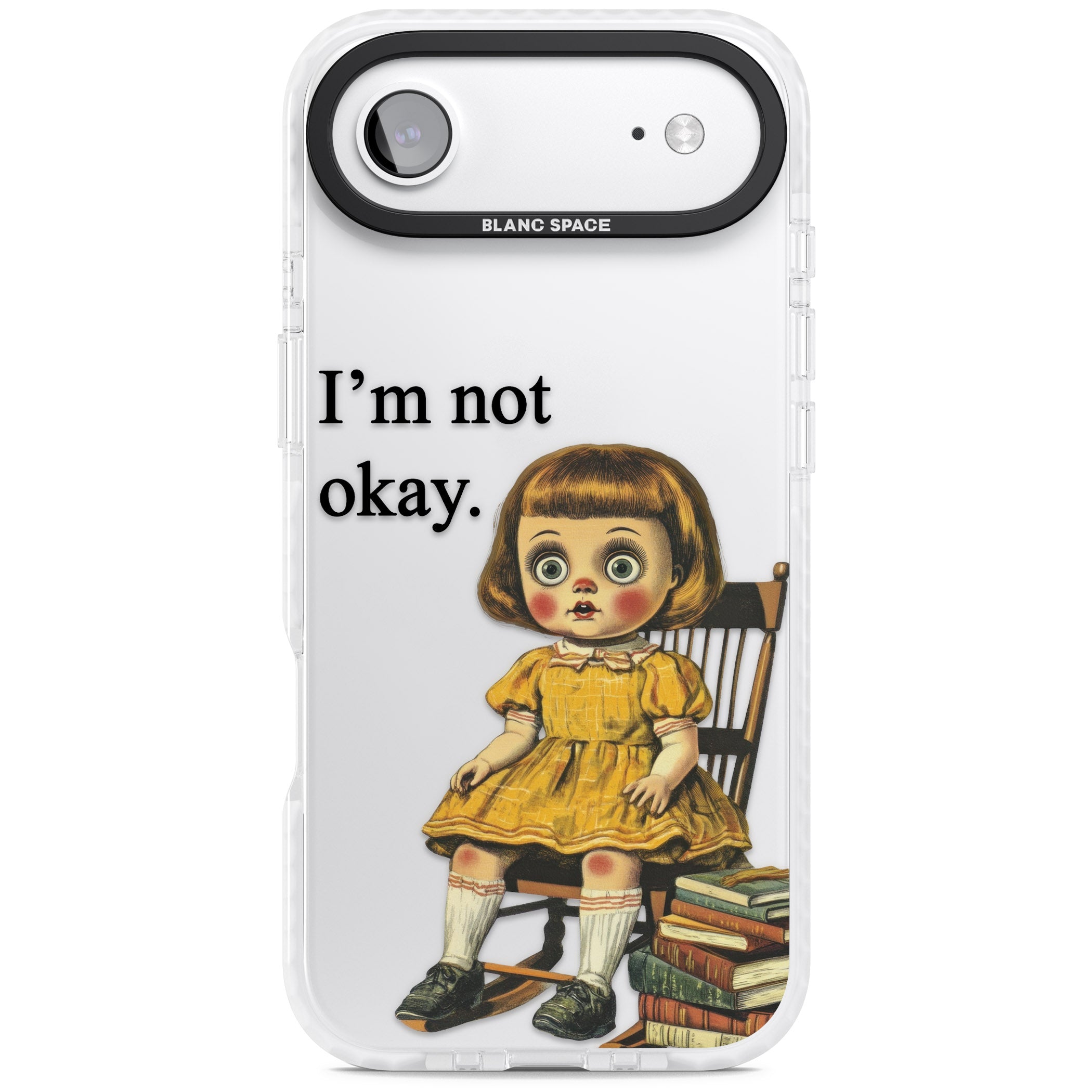 Im Not Okay iPhone 17 Air Impact Clear Phone Case