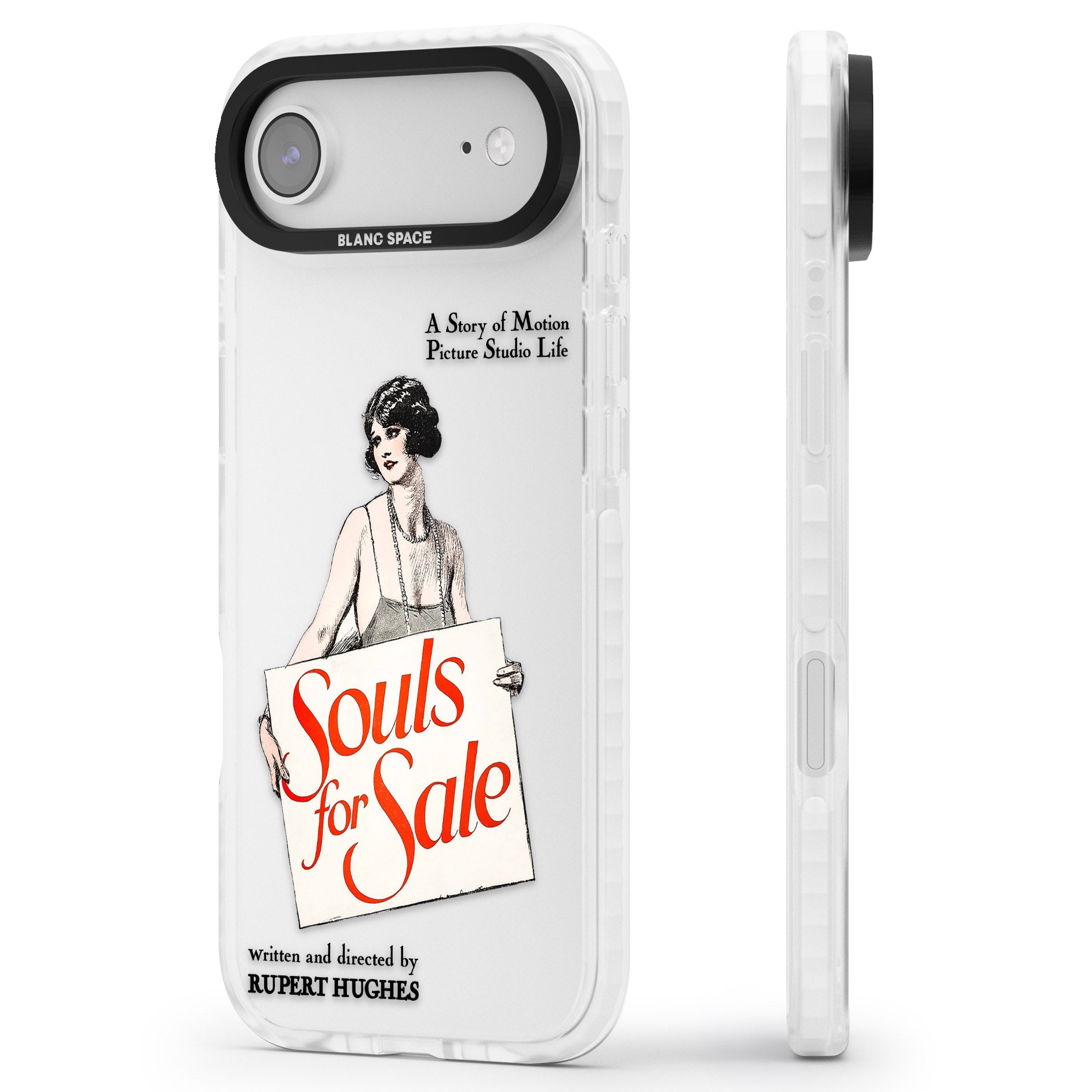Souls For Sale Poster iPhone 17 Air Impact Clear Phone Case Side Profile