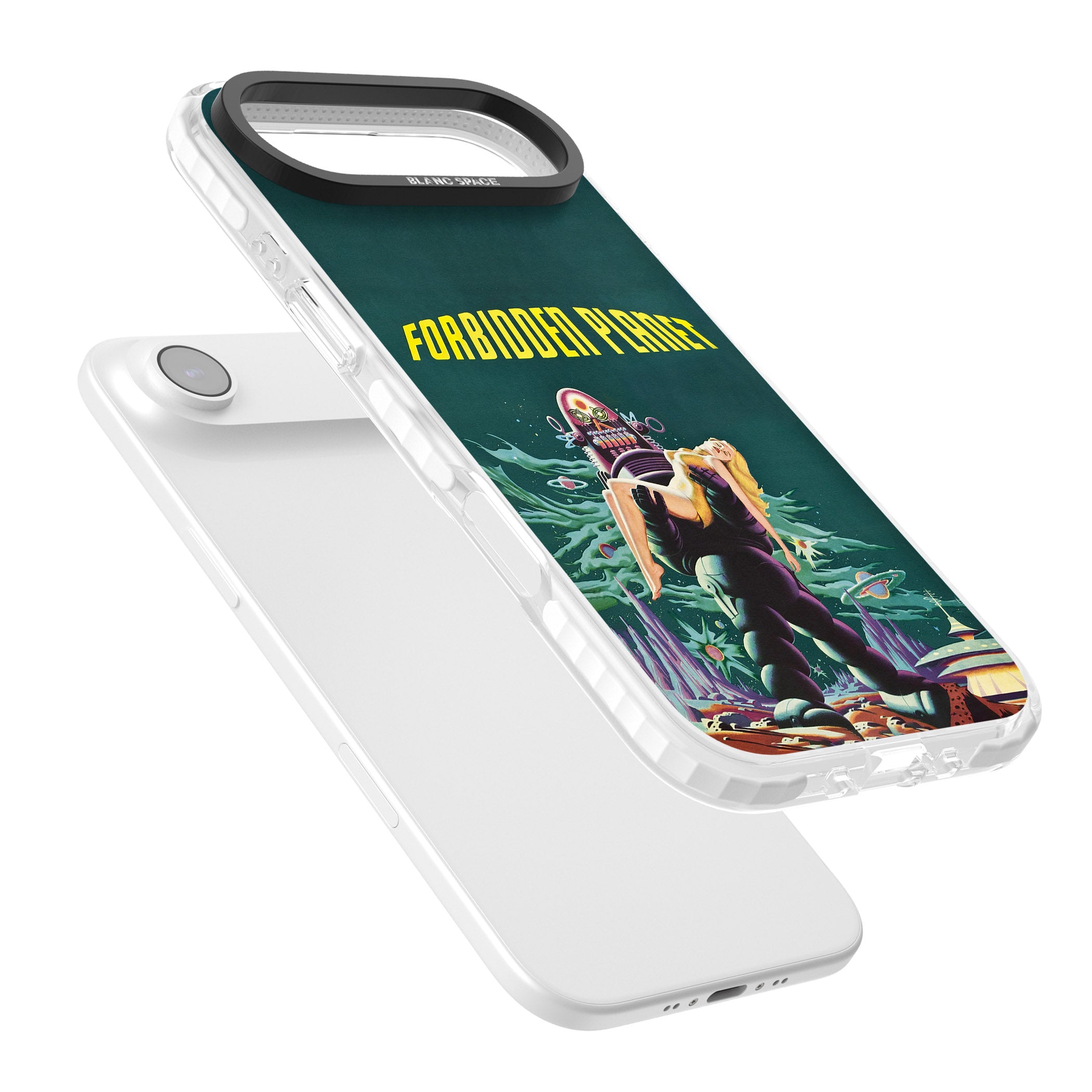 Forbidden Planet Poster iPhone 17 Air Impact Clear Phone Case Colours