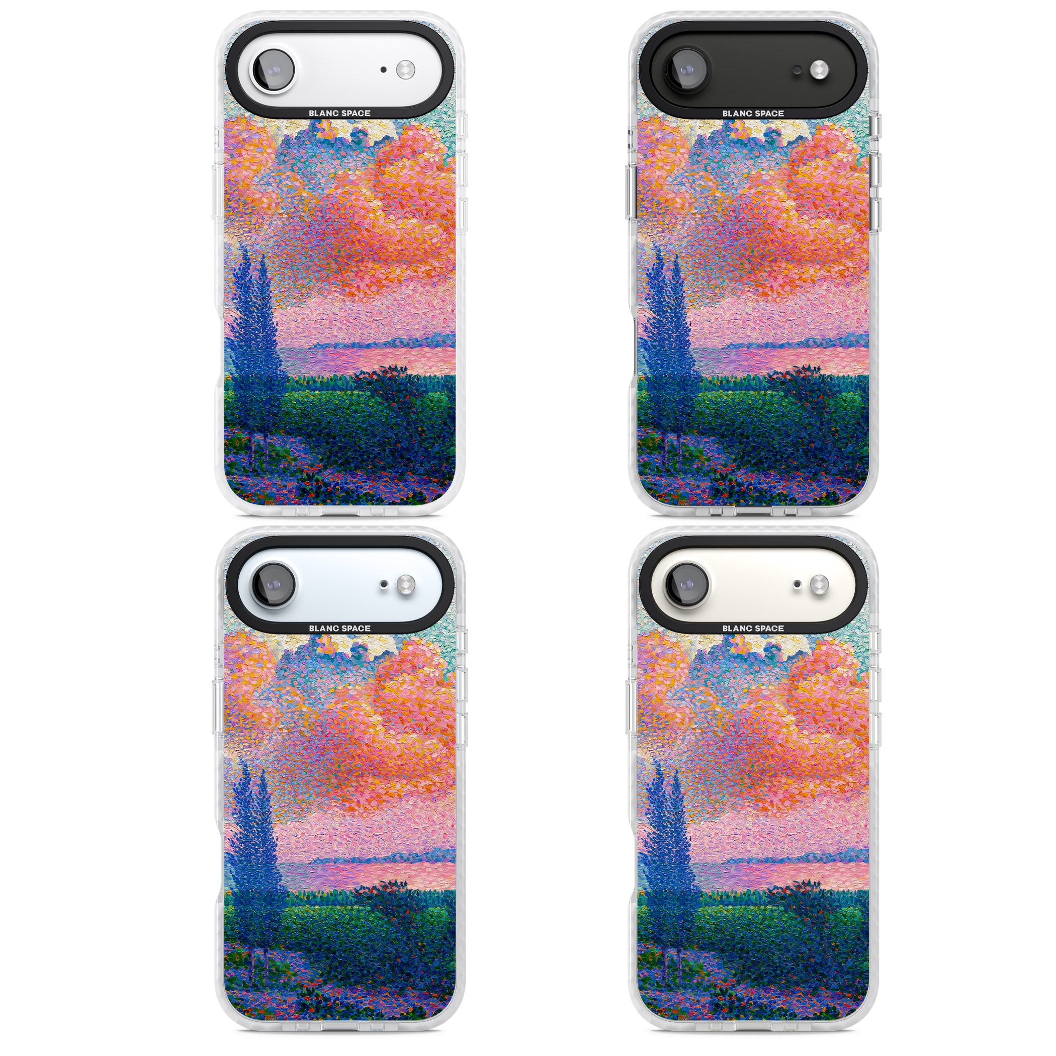 The Pink Cloud iPhone 17 Air Impact Clear Phone Case APT Impact Protection