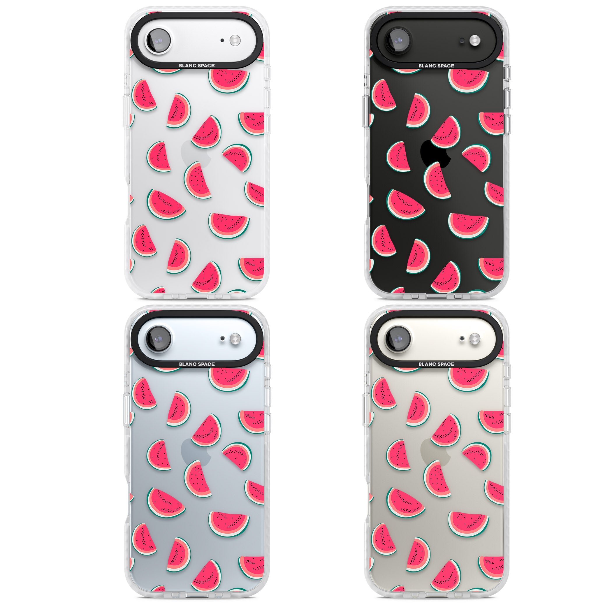 Watermelon Slices iPhone 17 Air Impact Clear Phone Case APT Impact Protection