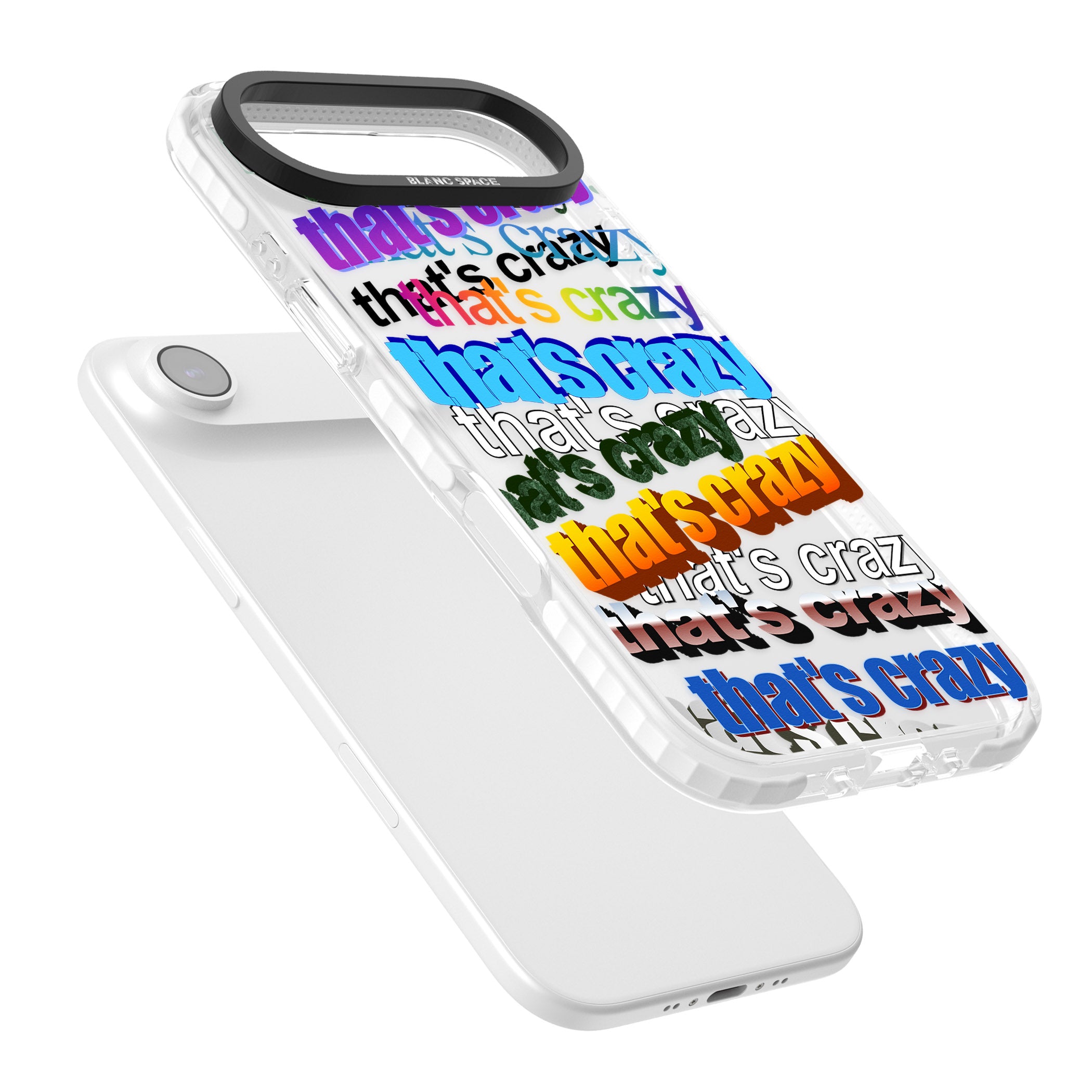 That'S Crazy Typography iPhone 17 Air Impact Clear Phone Case Colours