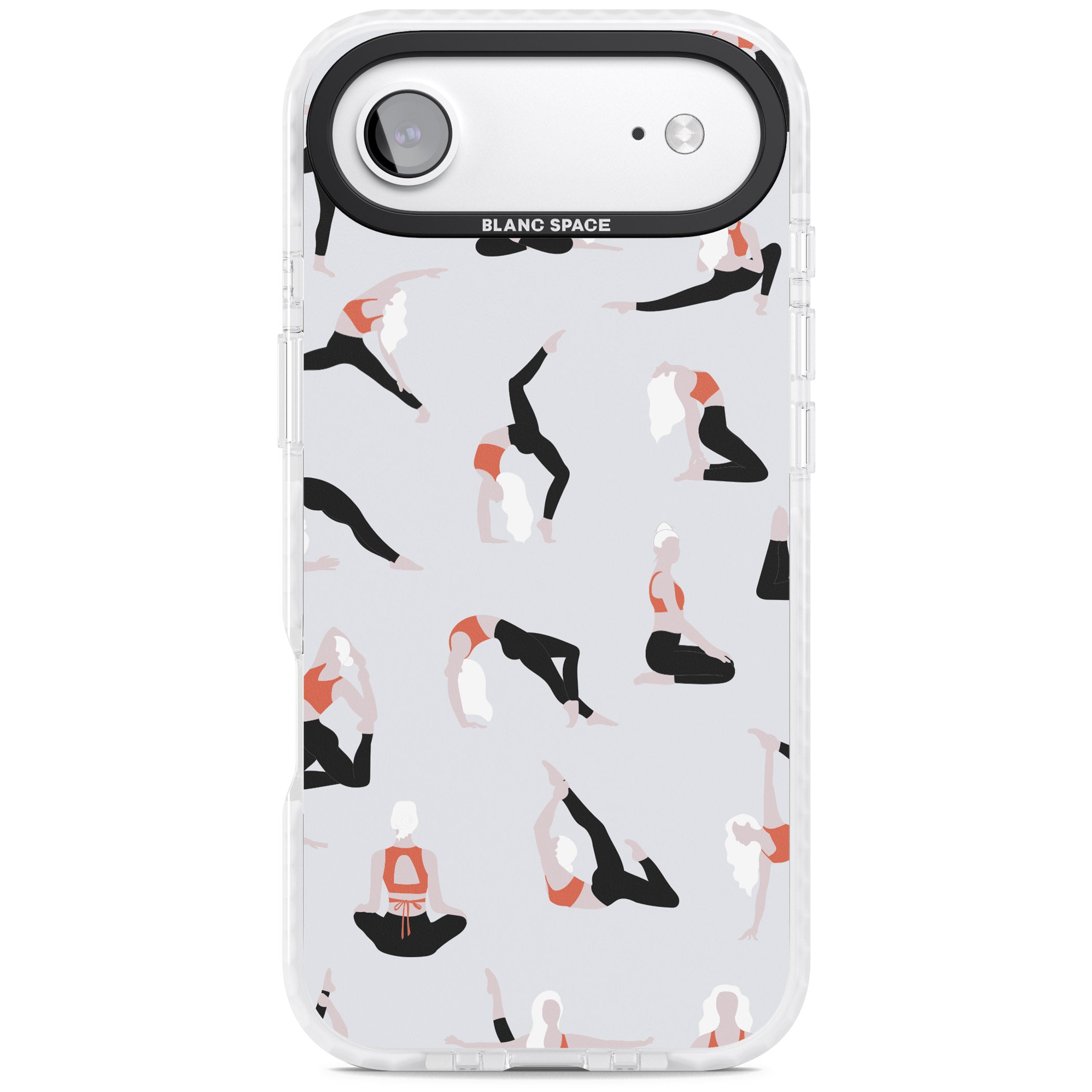 Yoga Poses Standard iPhone 17 Air Impact Clear Phone Case