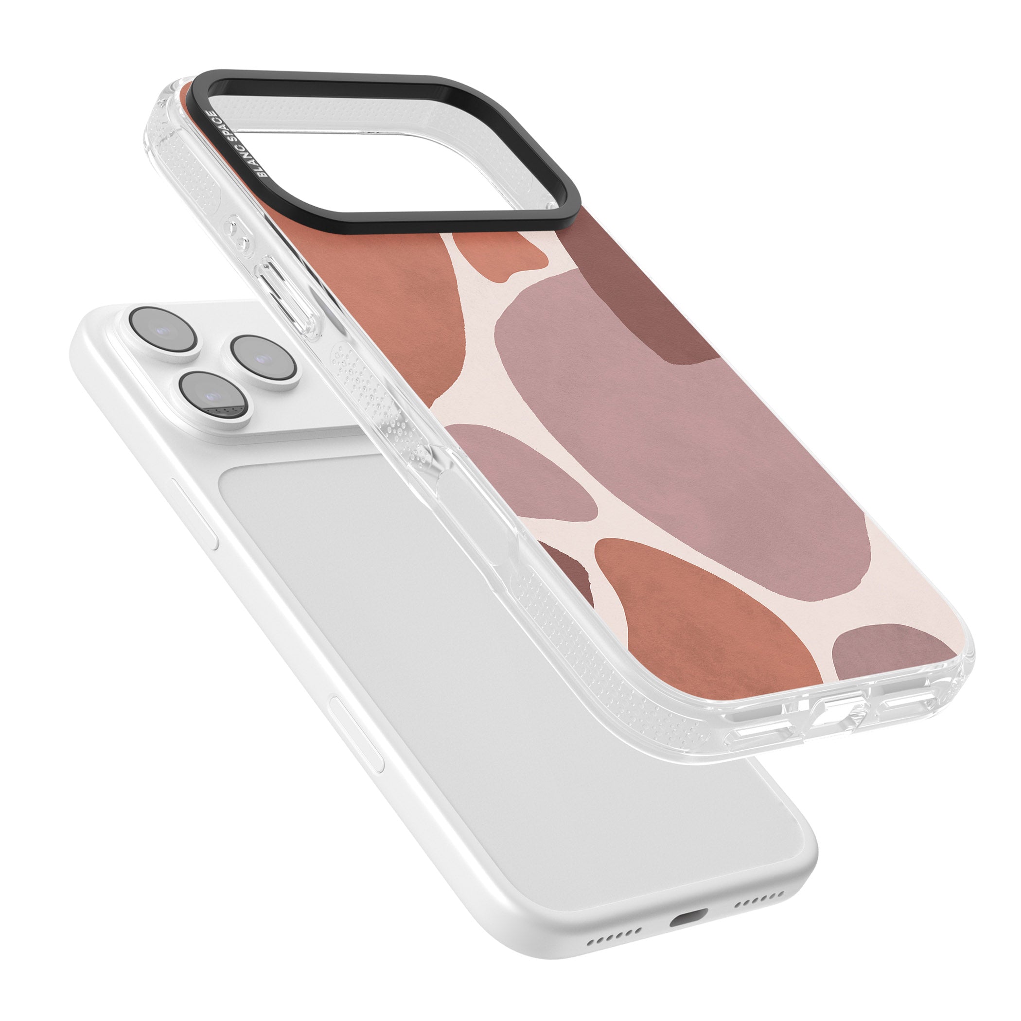 Terra Abstract iPhone 17 Pro Impact Air Clear Phone Case Colours