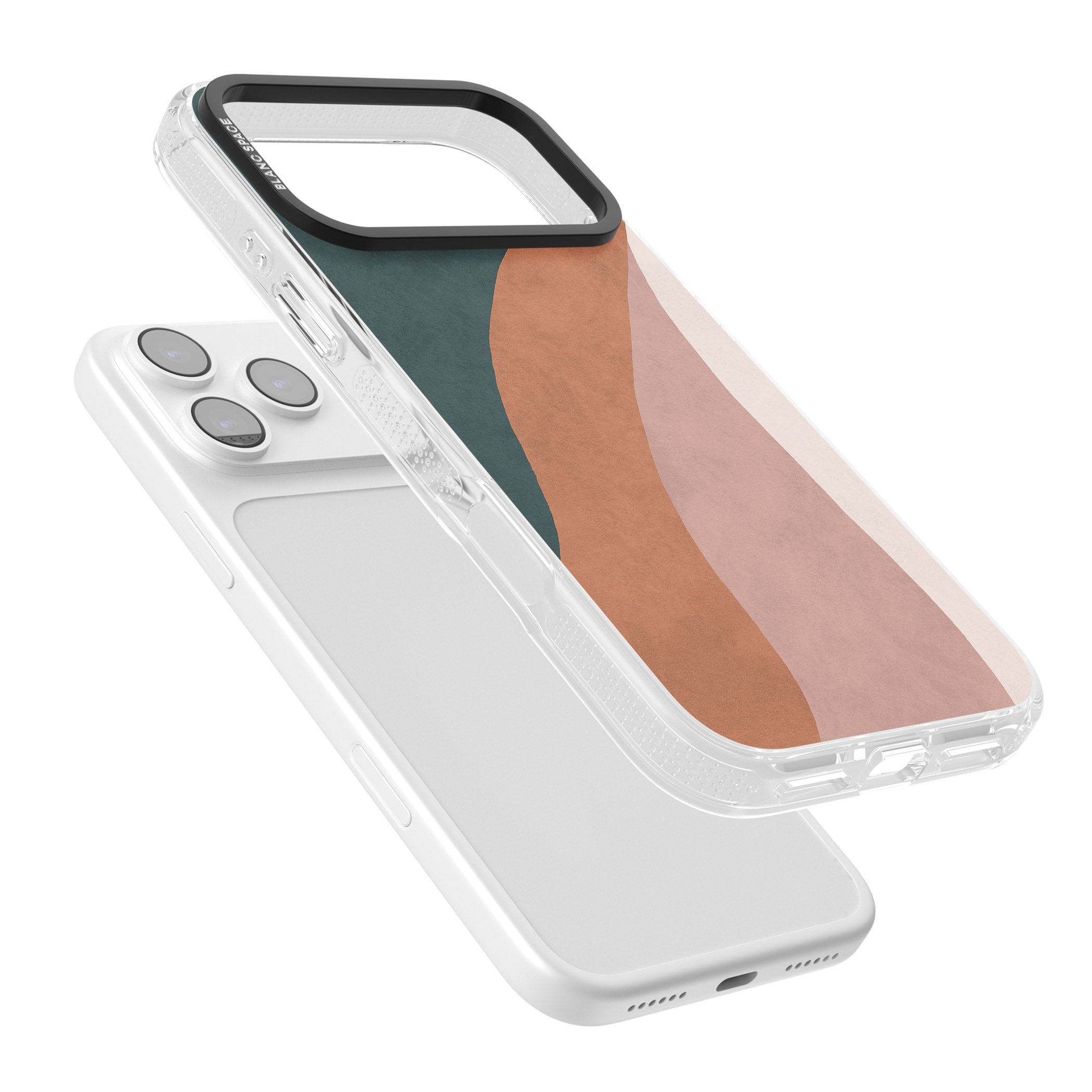 Earthwave Abstract iPhone 17 Pro Impact Air Clear Phone Case Colours