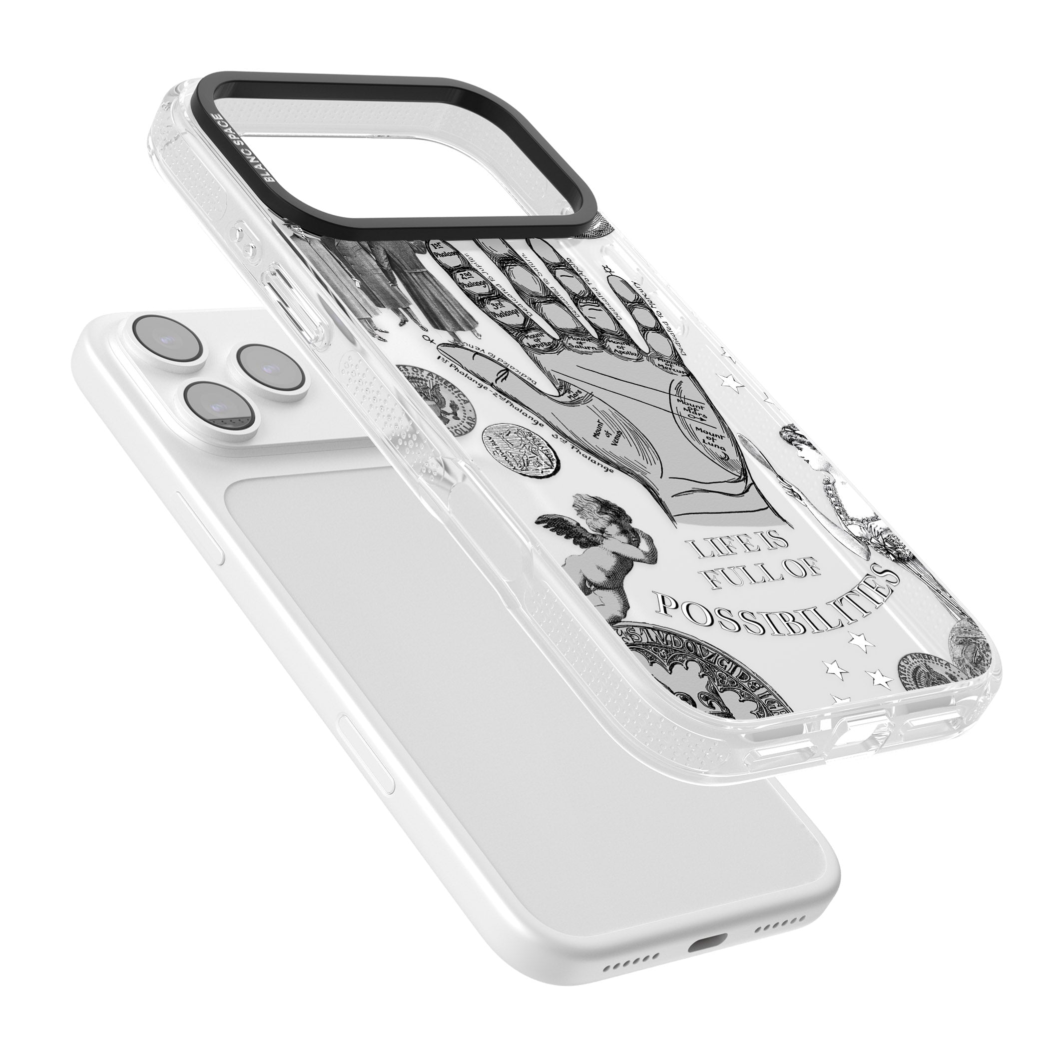 Life Is Full Of Possibilities iPhone 17 Pro Impact Air Clear Phone Case Colours