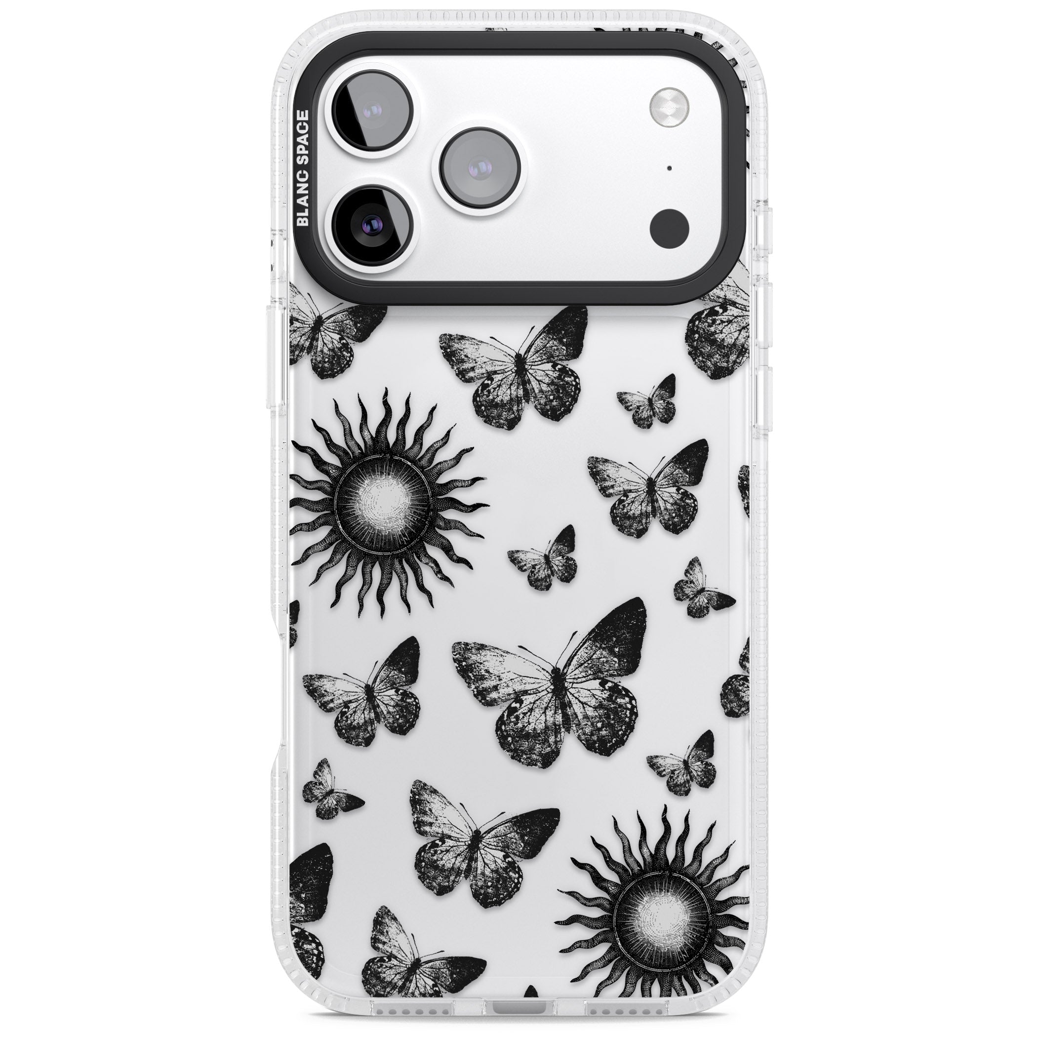 Butterflies Suns iPhone 17 Pro Impact Air Clear Phone Case