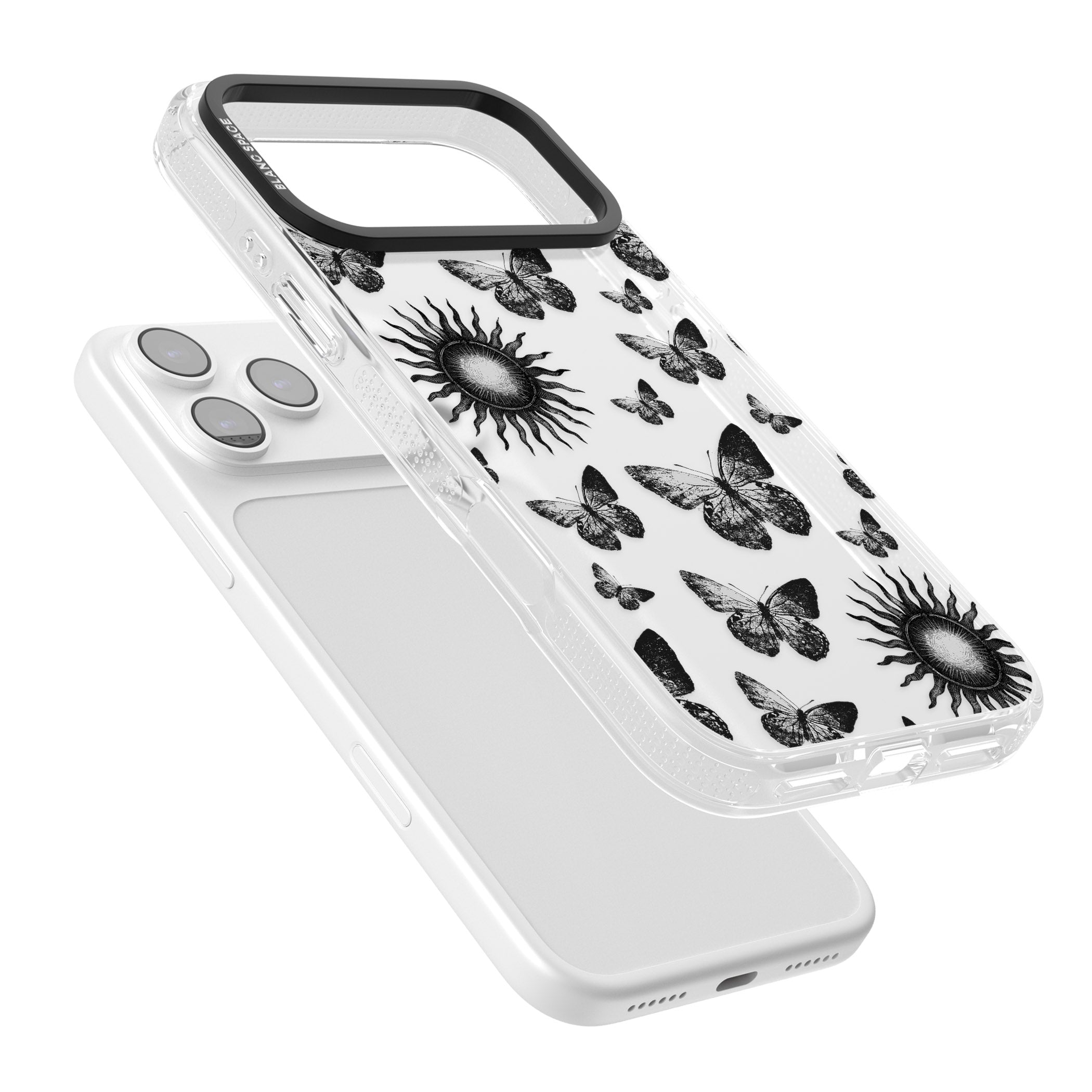 Butterflies Suns iPhone 17 Pro Max Impact Air Clear Phone Case Colours