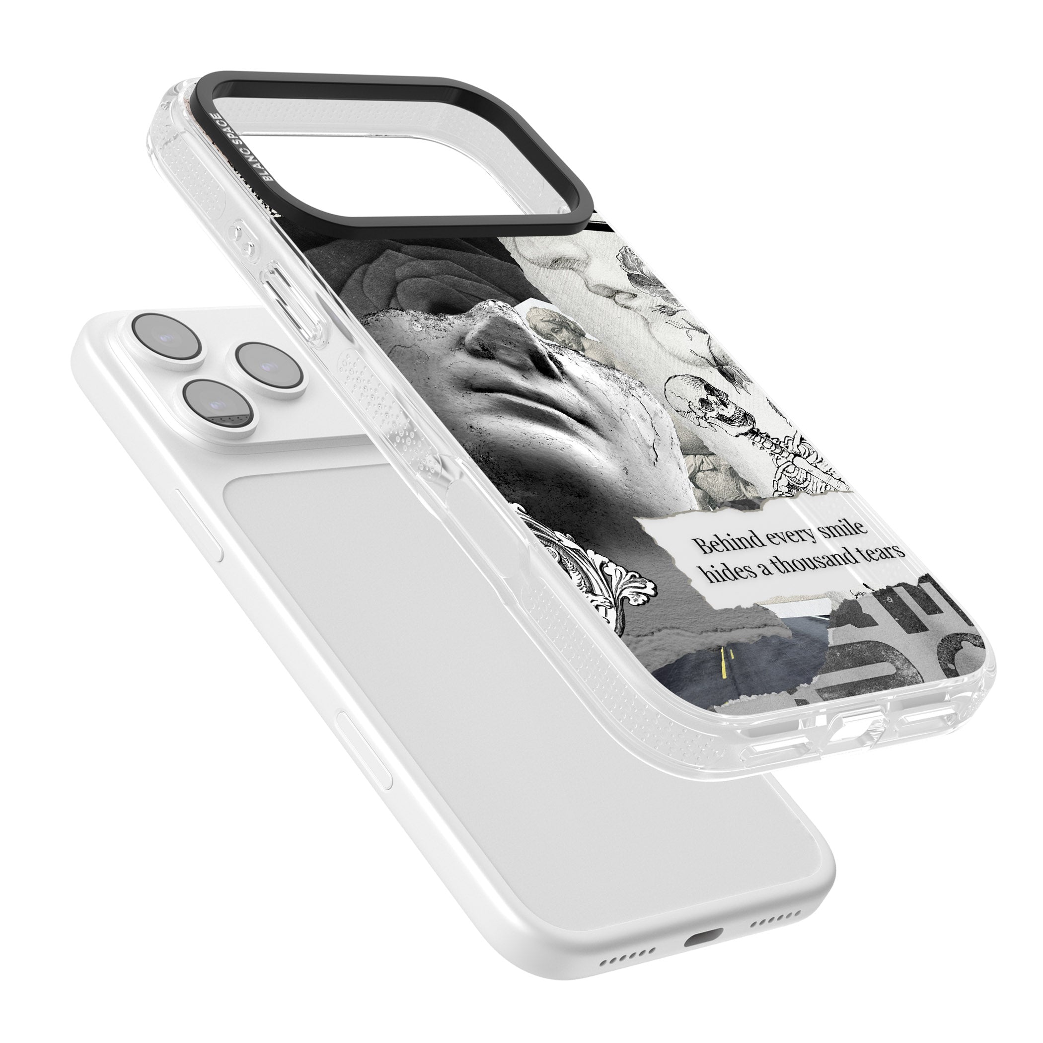 Behind Every Smile iPhone 17 Pro Impact Air Clear Phone Case Colours