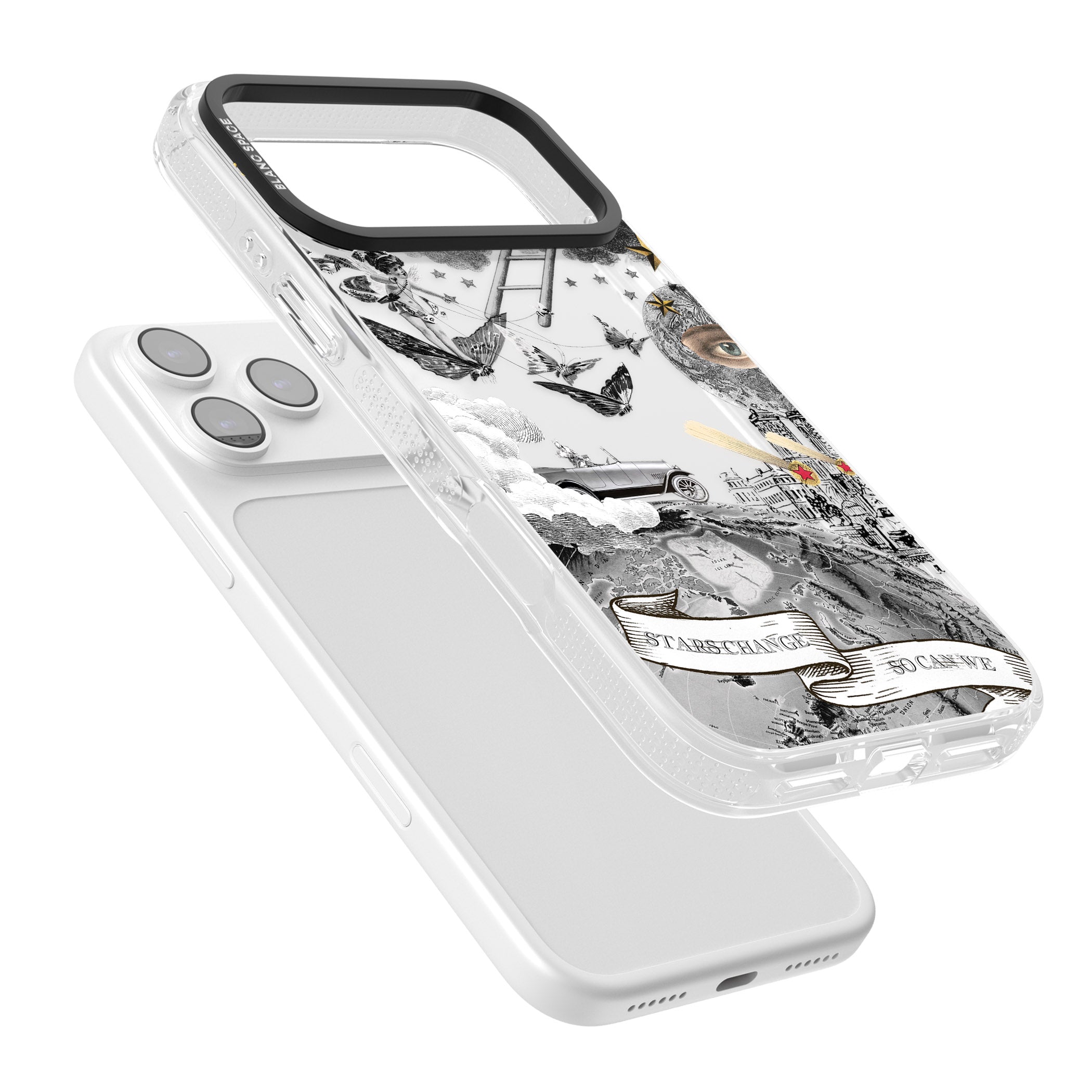 Stars Change So Can We iPhone 17 Pro Impact Air Clear Phone Case Colours