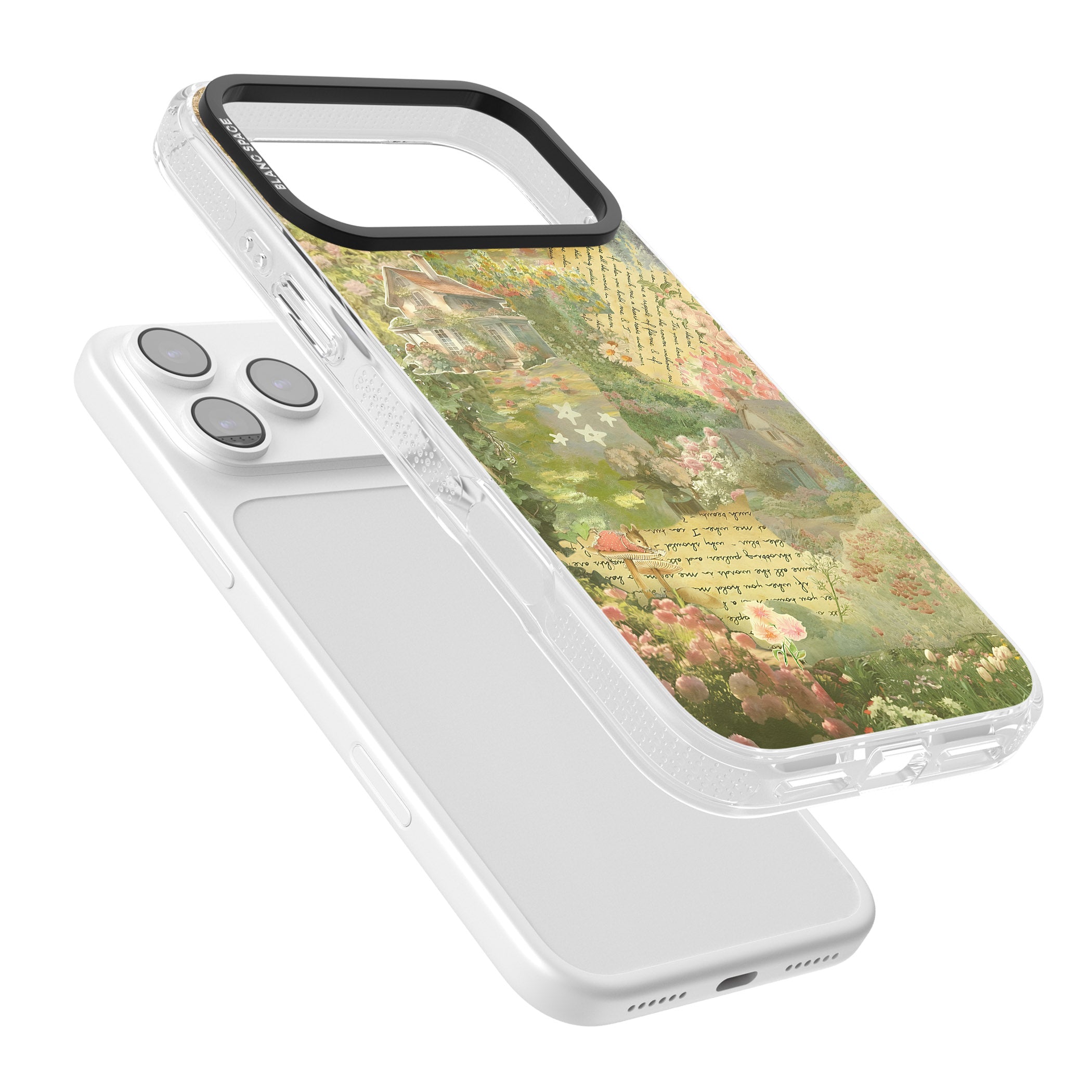 Soft Spring Collage iPhone 17 Pro Impact Air Clear Phone Case Colours