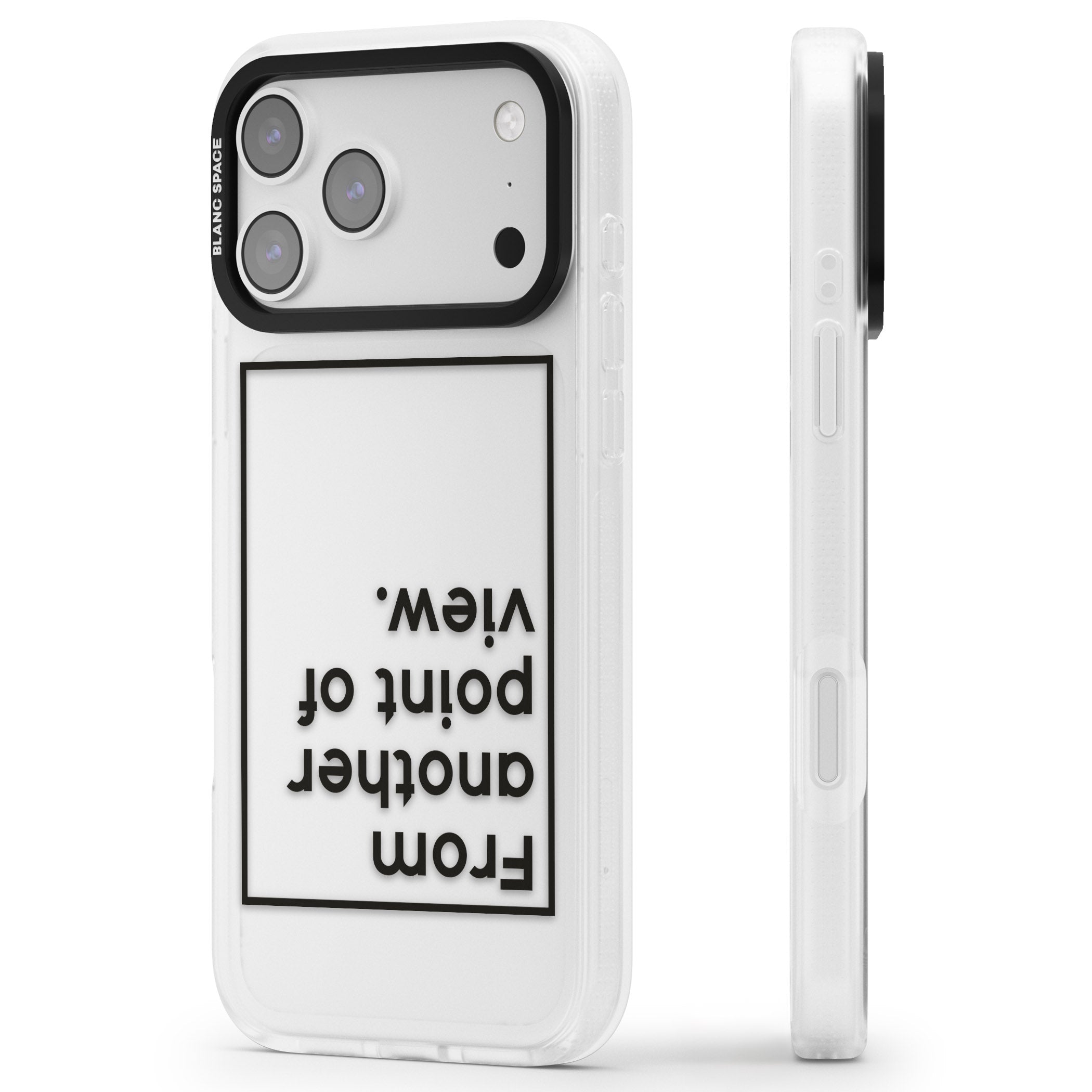 Another Point Of View iPhone 17 Pro Max Impact Air Clear Phone Case Side Profile