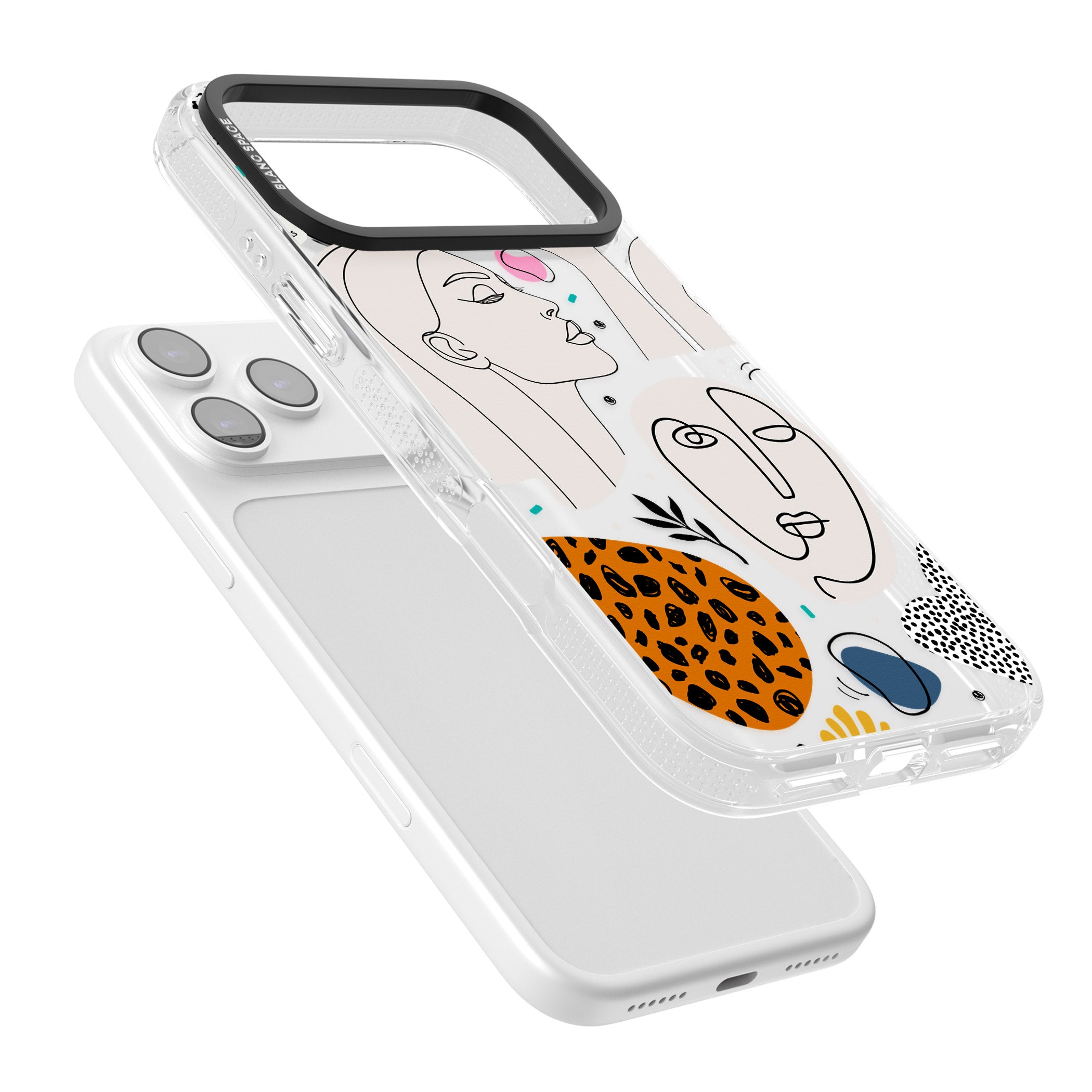 Artistic Expression Scrapbook iPhone 17 Pro Max Impact Air Clear Phone Case Colours