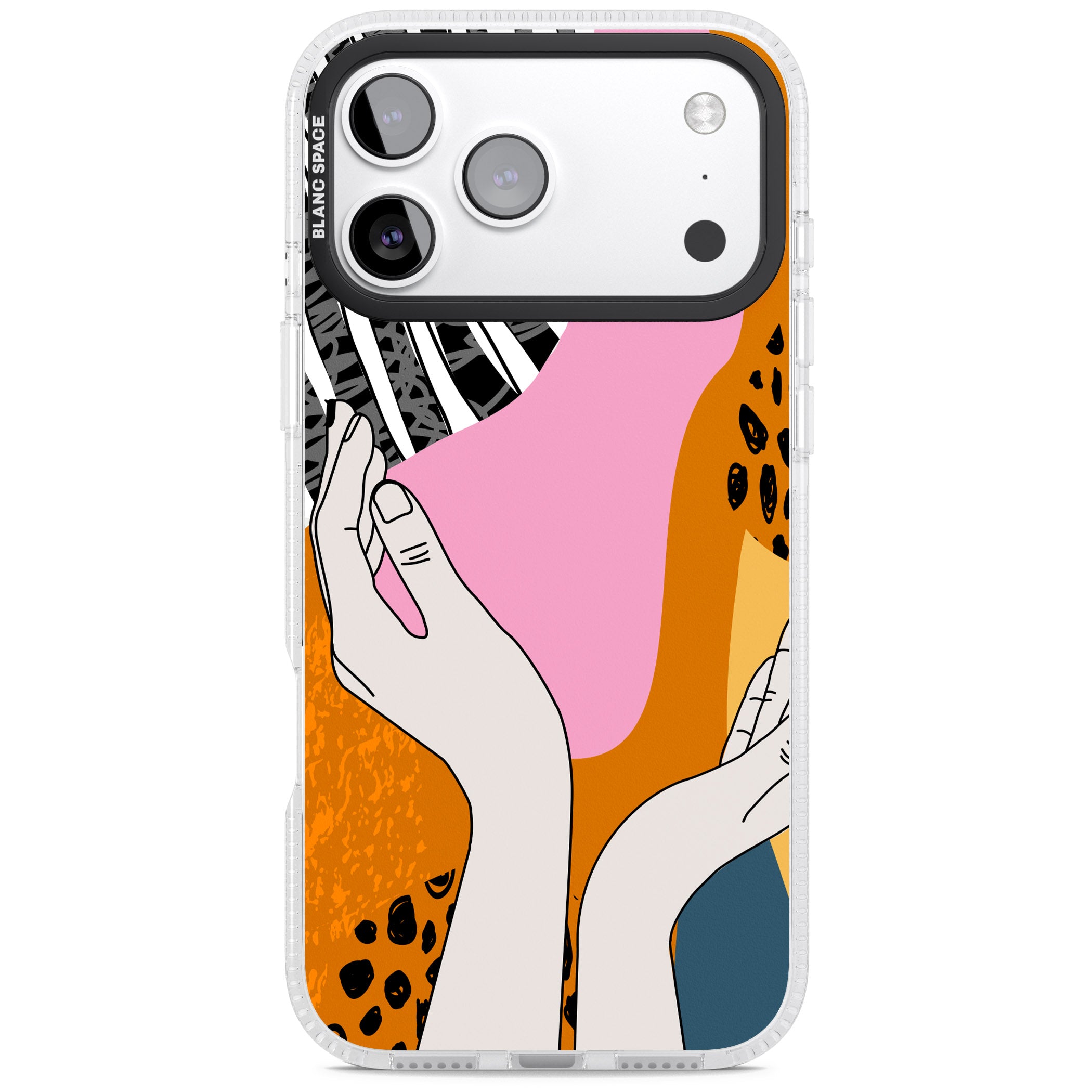 Abstract Vibes iPhone 17 Pro Max Impact Air Clear Phone Case
