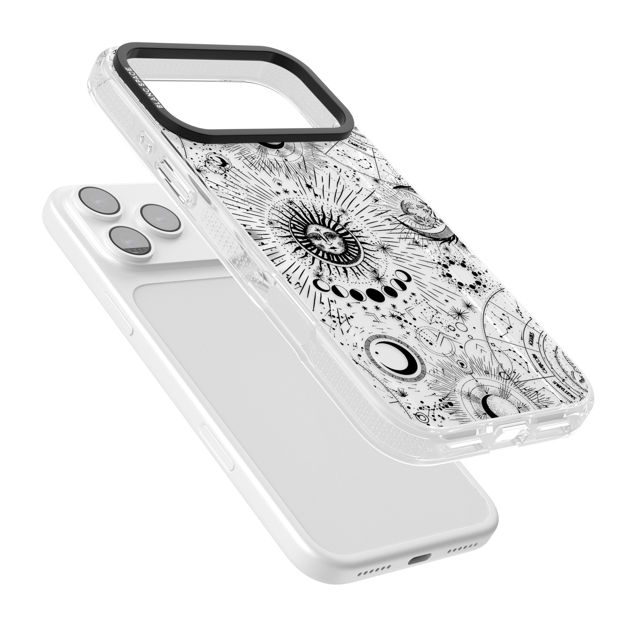 Suns & Zodiac Solar Chart iPhone 17 Pro Max Impact Air Clear Phone Case Colours