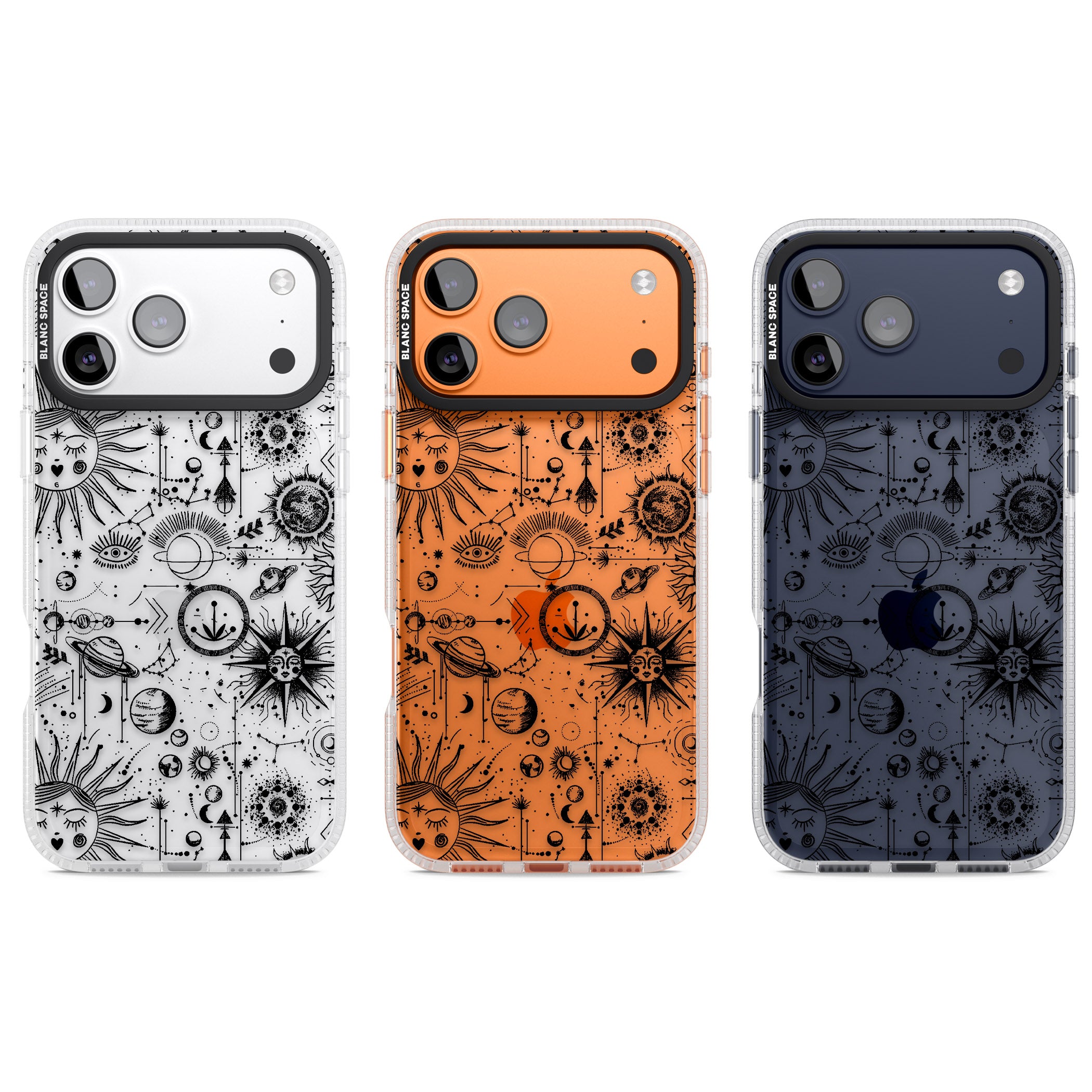 Cosmic Zodiac iPhone 17 Pro Impact Air Clear Phone Case APT Impact Protection
