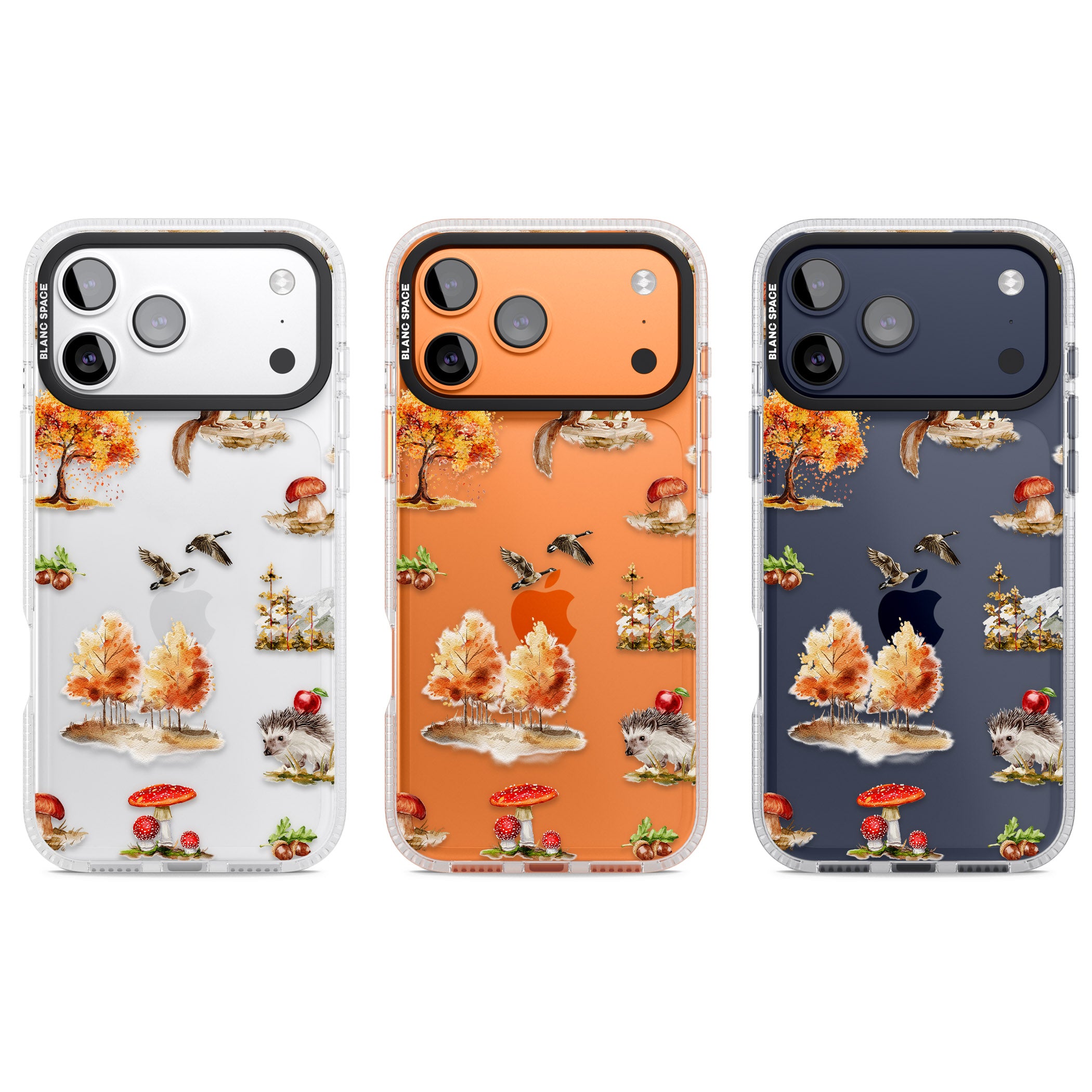 Fall Forest Friends iPhone 17 Pro Impact Air Clear Phone Case APT Impact Protection