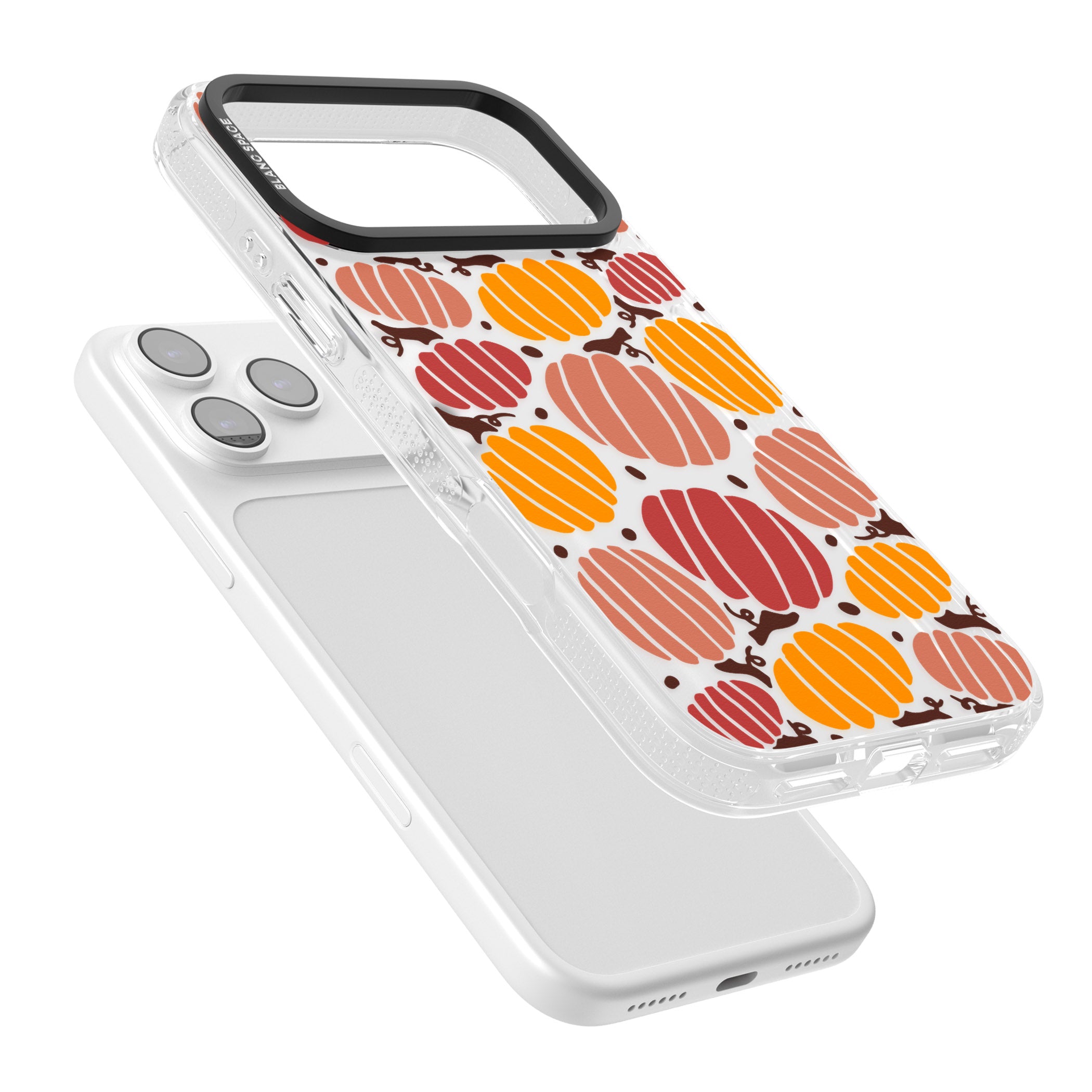 Autumn Pumpkin Patch iPhone 17 Pro Max Impact Air Clear Phone Case Colours