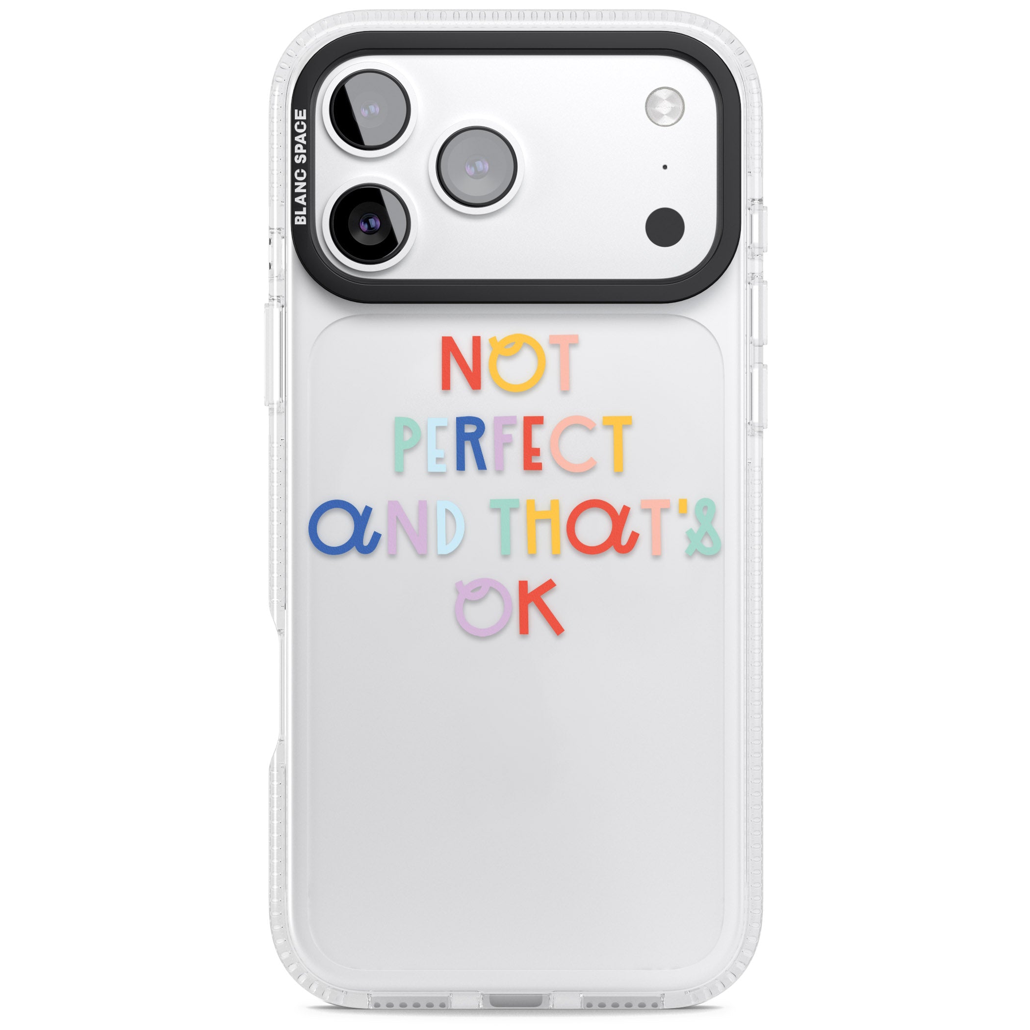 Not Perfect Clear iPhone 17 Pro Max Impact Air Clear Phone Case