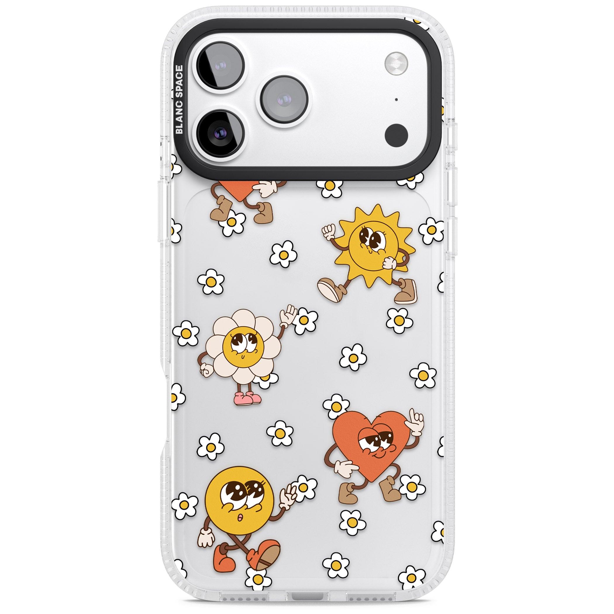 Daisies & Friends iPhone 17 Pro Max Impact Air Clear Phone Case
