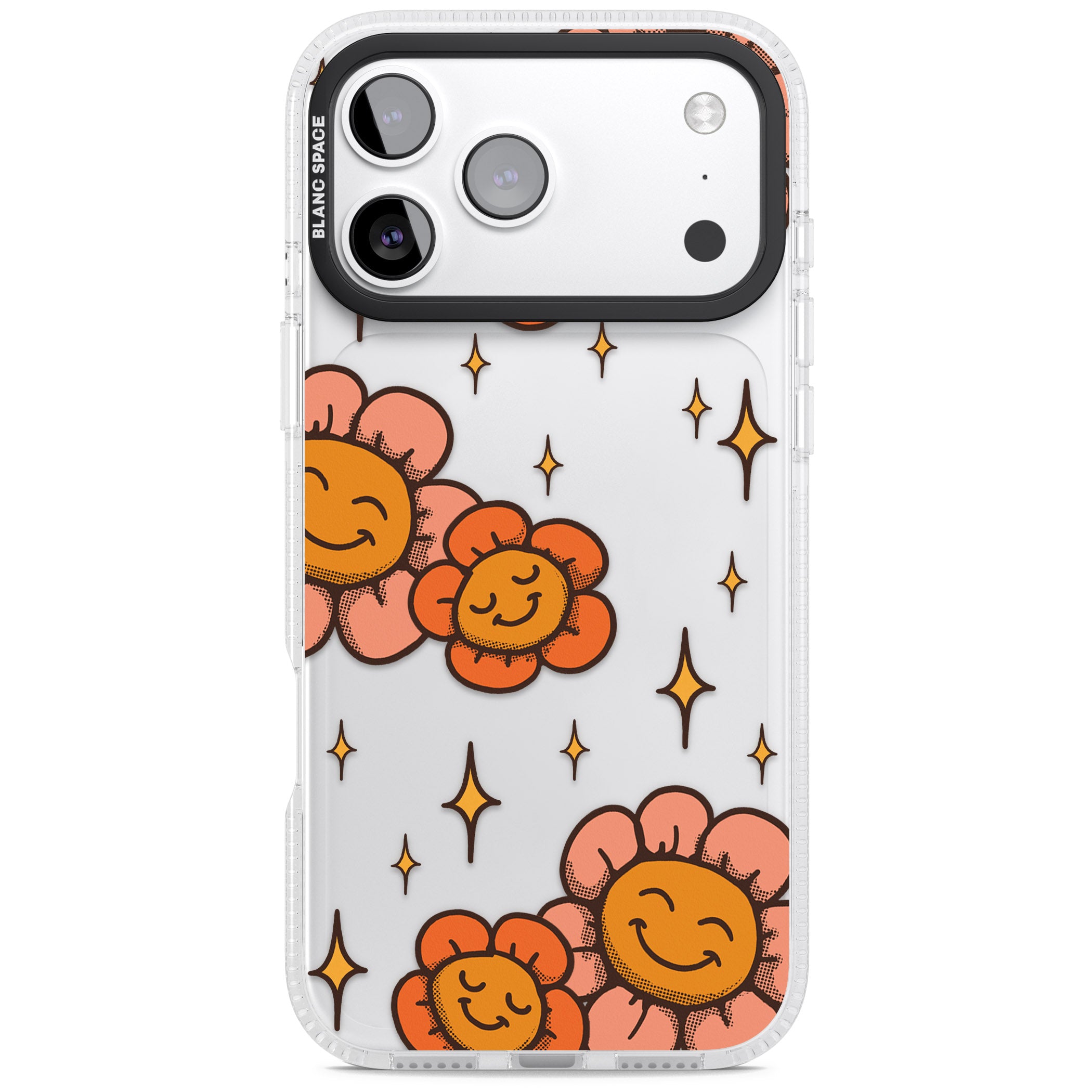 Mellow Flowers iPhone 17 Pro Max Impact Air Clear Phone Case