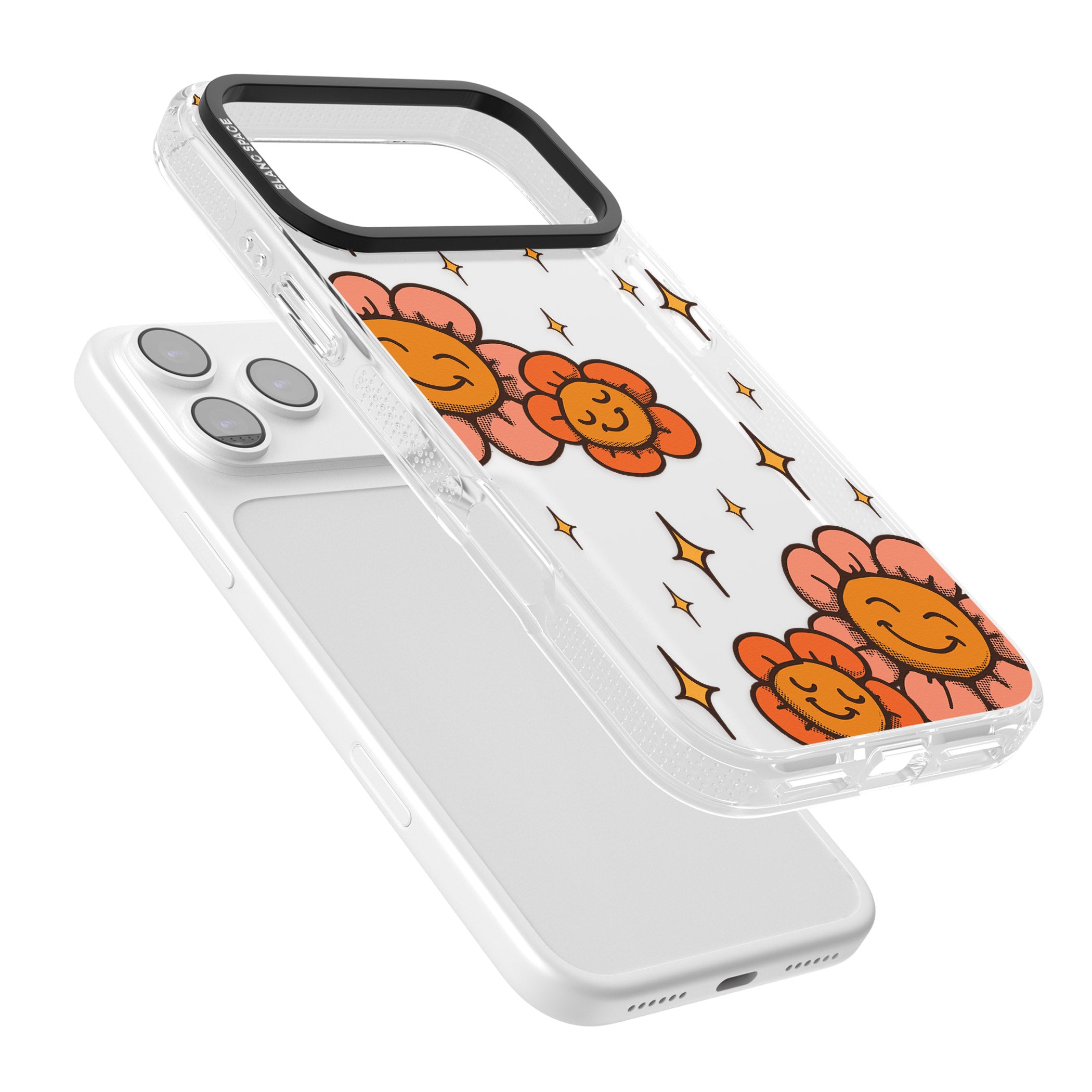 Mellow Flowers iPhone 17 Pro Max Impact Air Clear Phone Case Colours