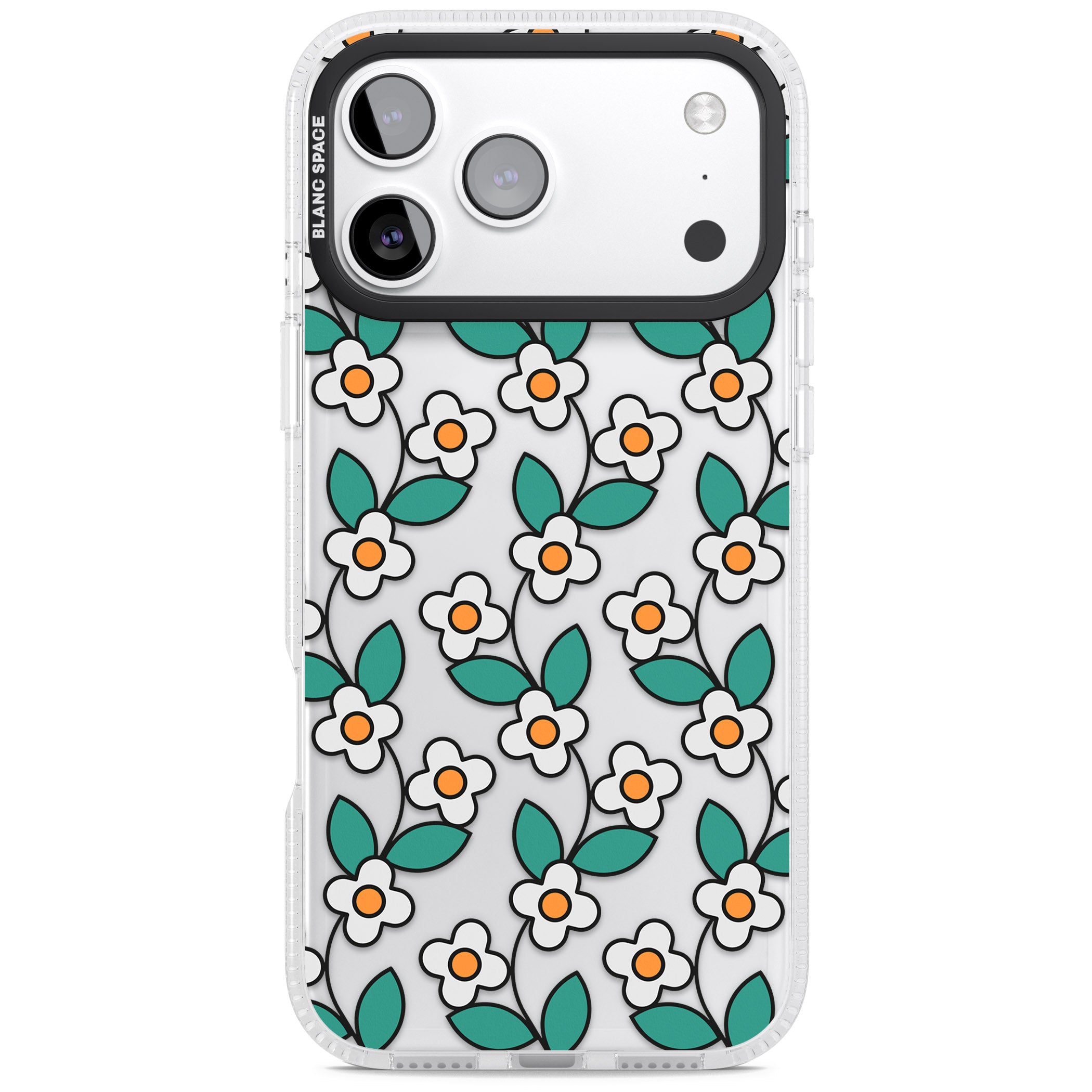 Spring Daisies iPhone 17 Pro Impact Air Clear Phone Case