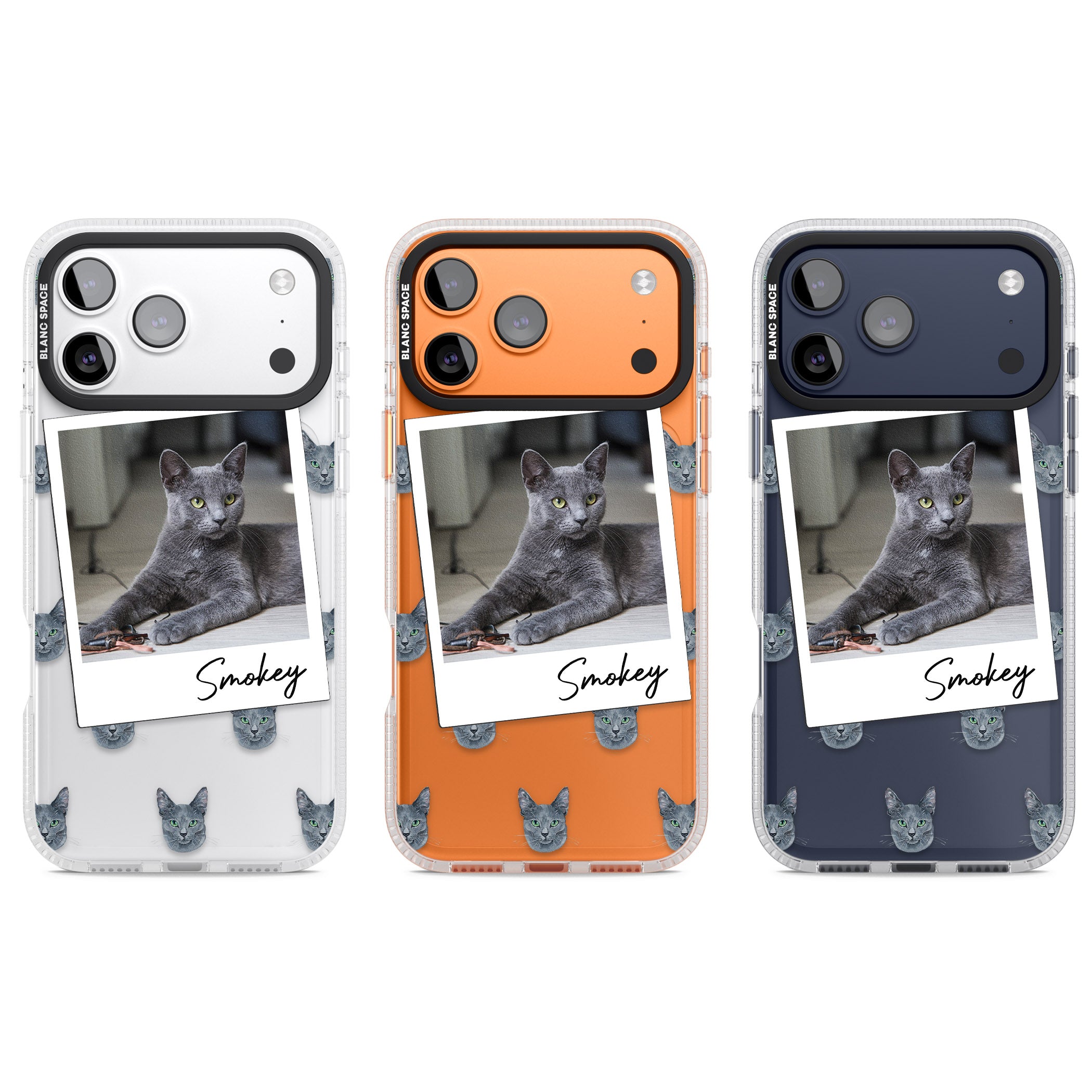 Personalised Korat Cat Photo iPhone 17 Pro Impact Air Clear Phone Case APT Impact Protection