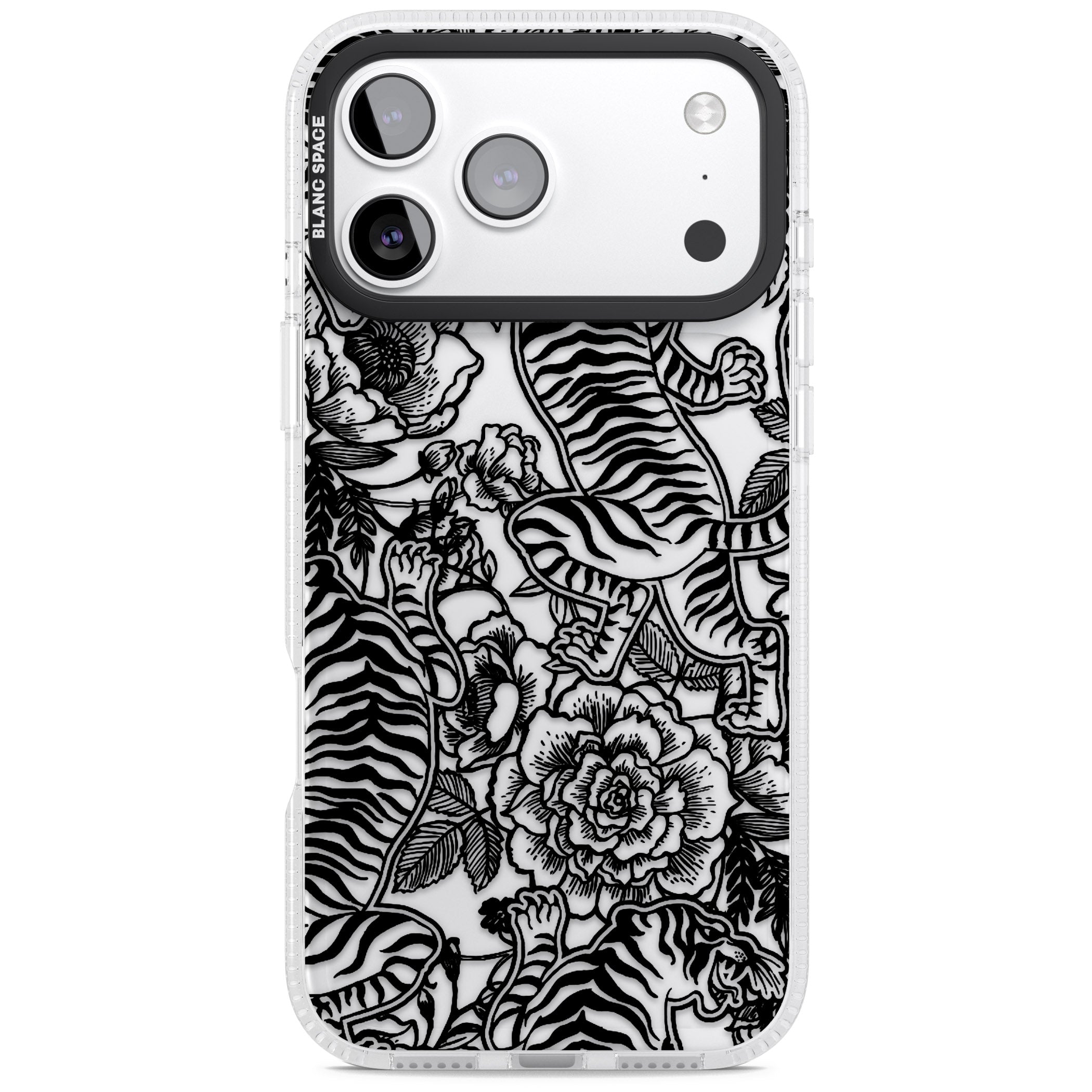 Personalised Chinese Tiger Pattern iPhone 17 Pro Max Impact Air Clear Phone Case