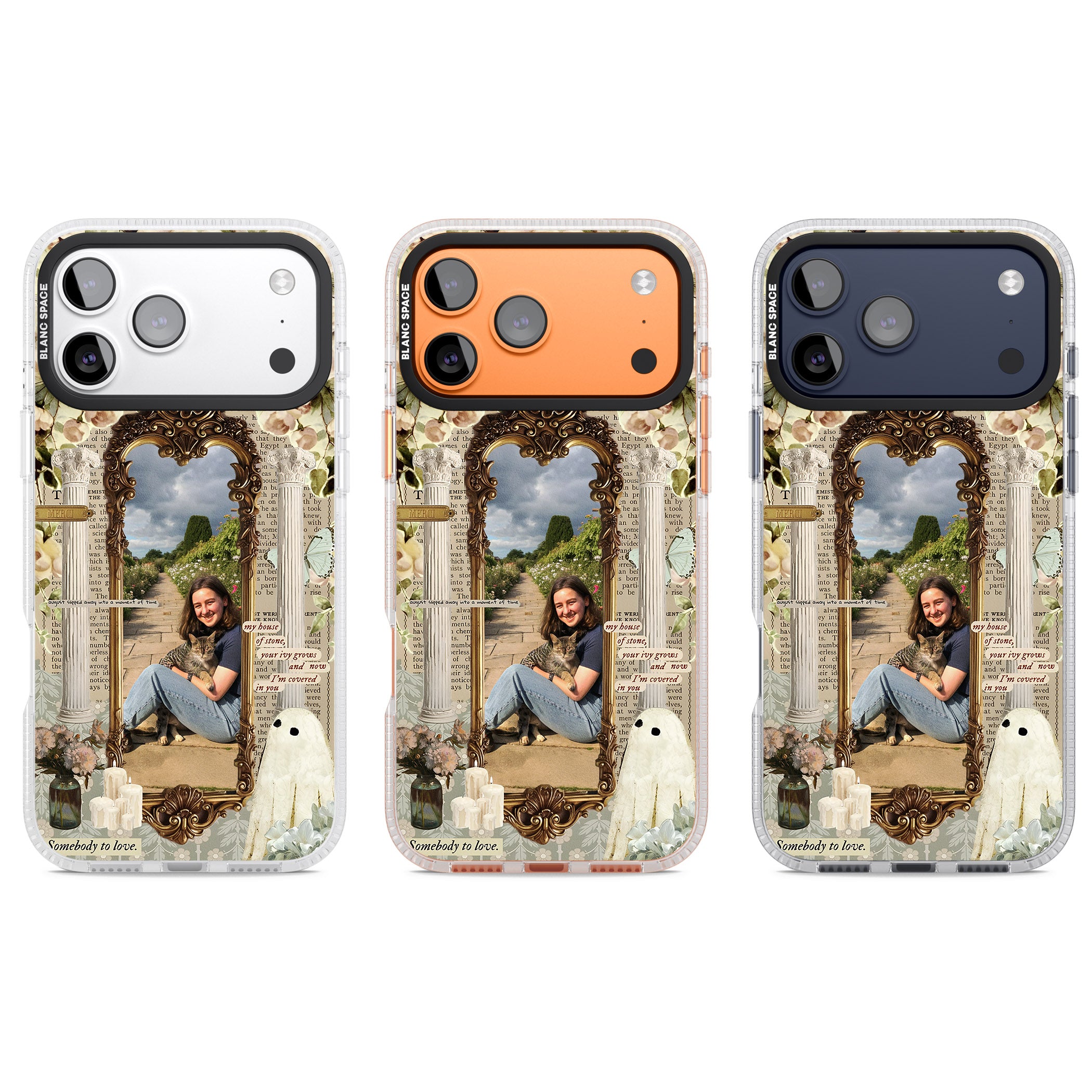 Personalised Soft Vintage Frame iPhone 17 Pro Impact Air Clear Phone Case APT Impact Protection