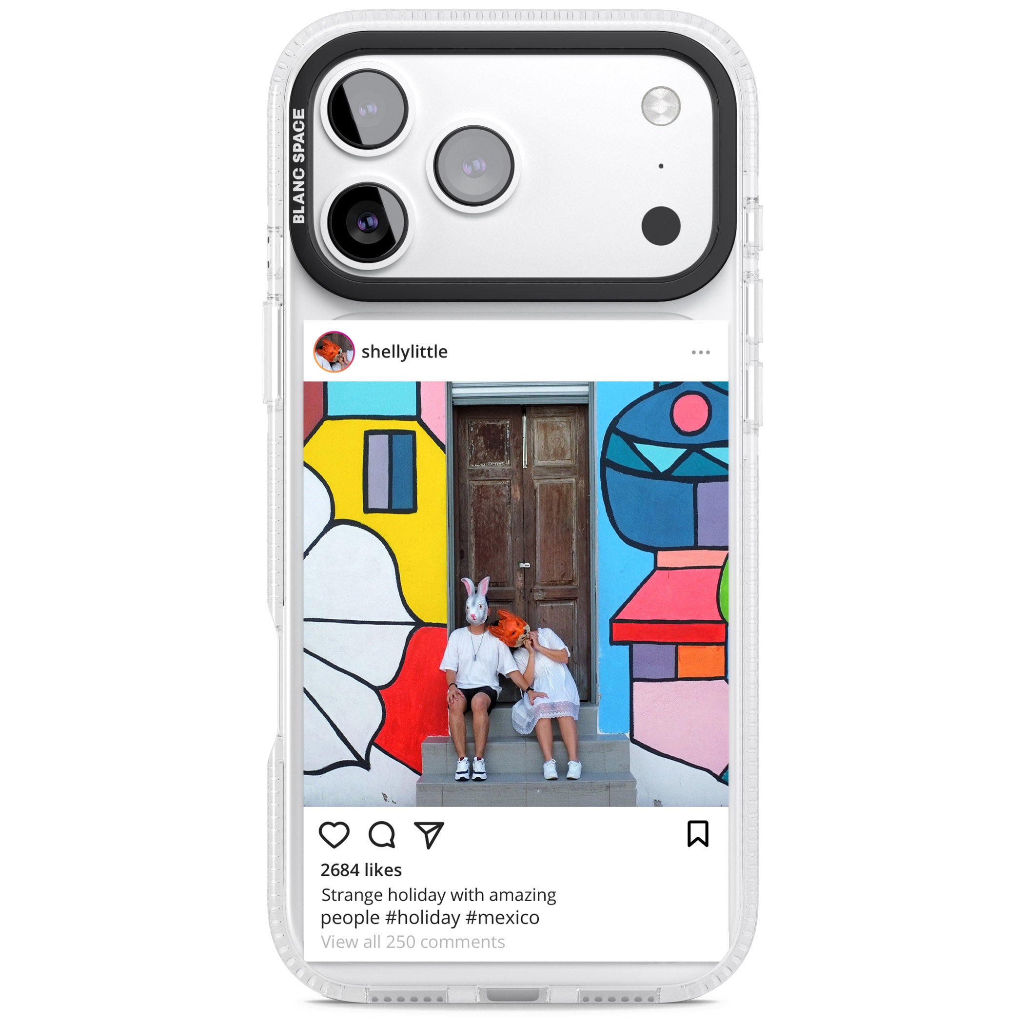 Personalised Instagram iPhone 17 Pro Max Impact Air Clear Phone Case